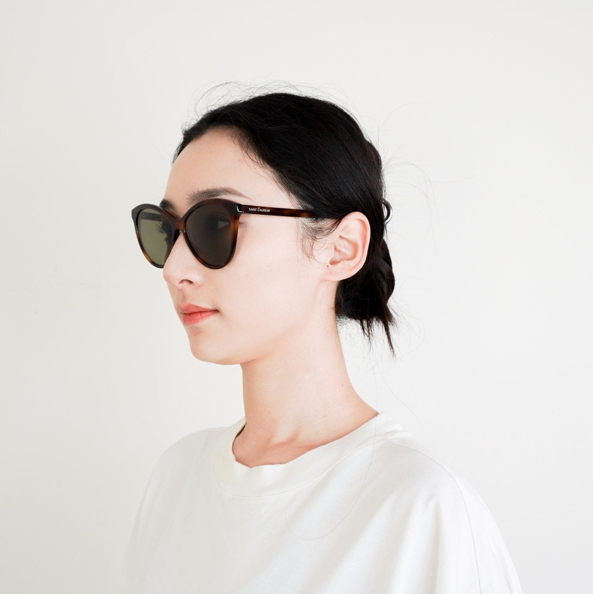 Saint Laurent Tortoise Shell Sunglasses RRP £365 | Authentic Preloved - FINAL SALE - Reloved Again