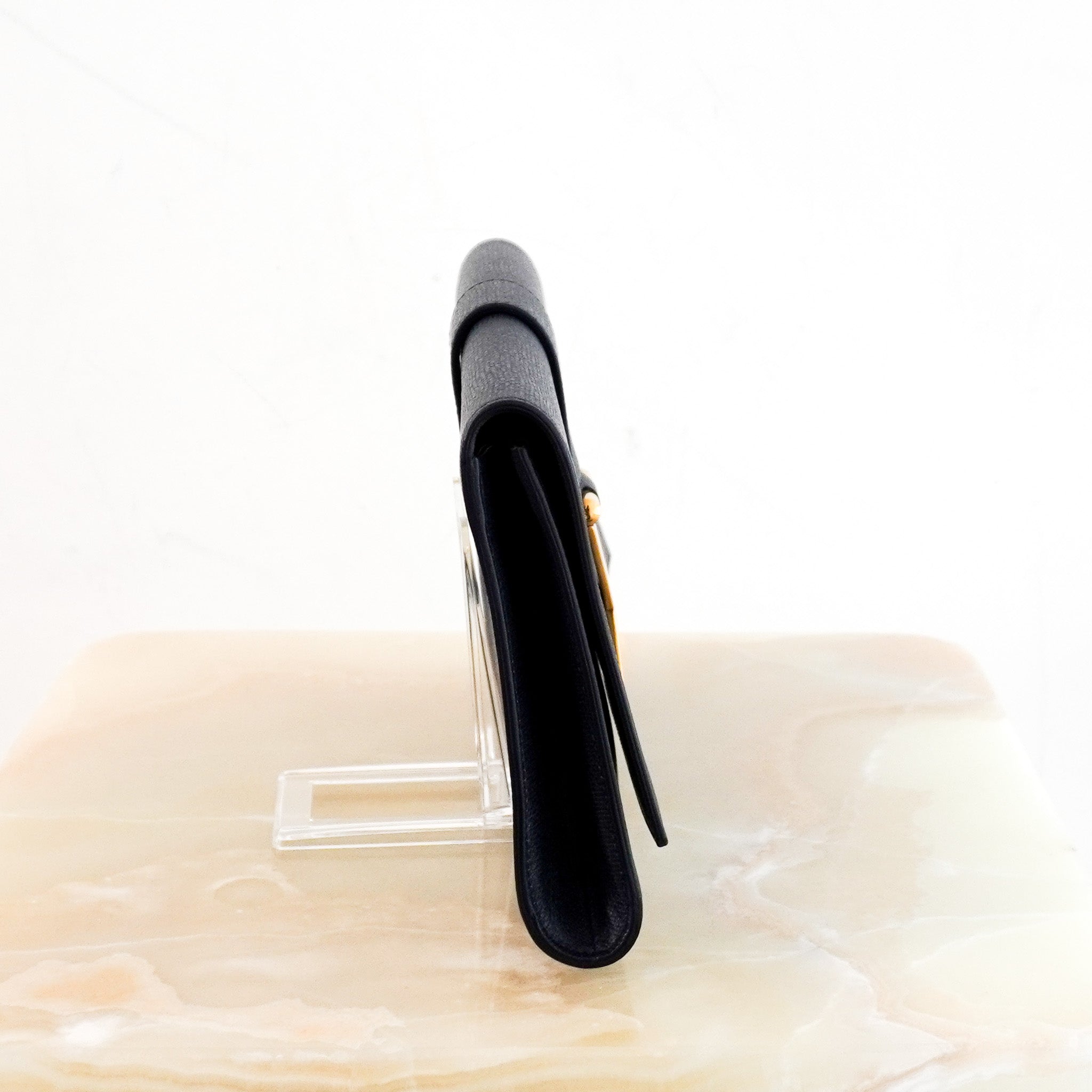 Saint Laurent Y Clutch in Navy | Authentic Preloved - Reloved Again