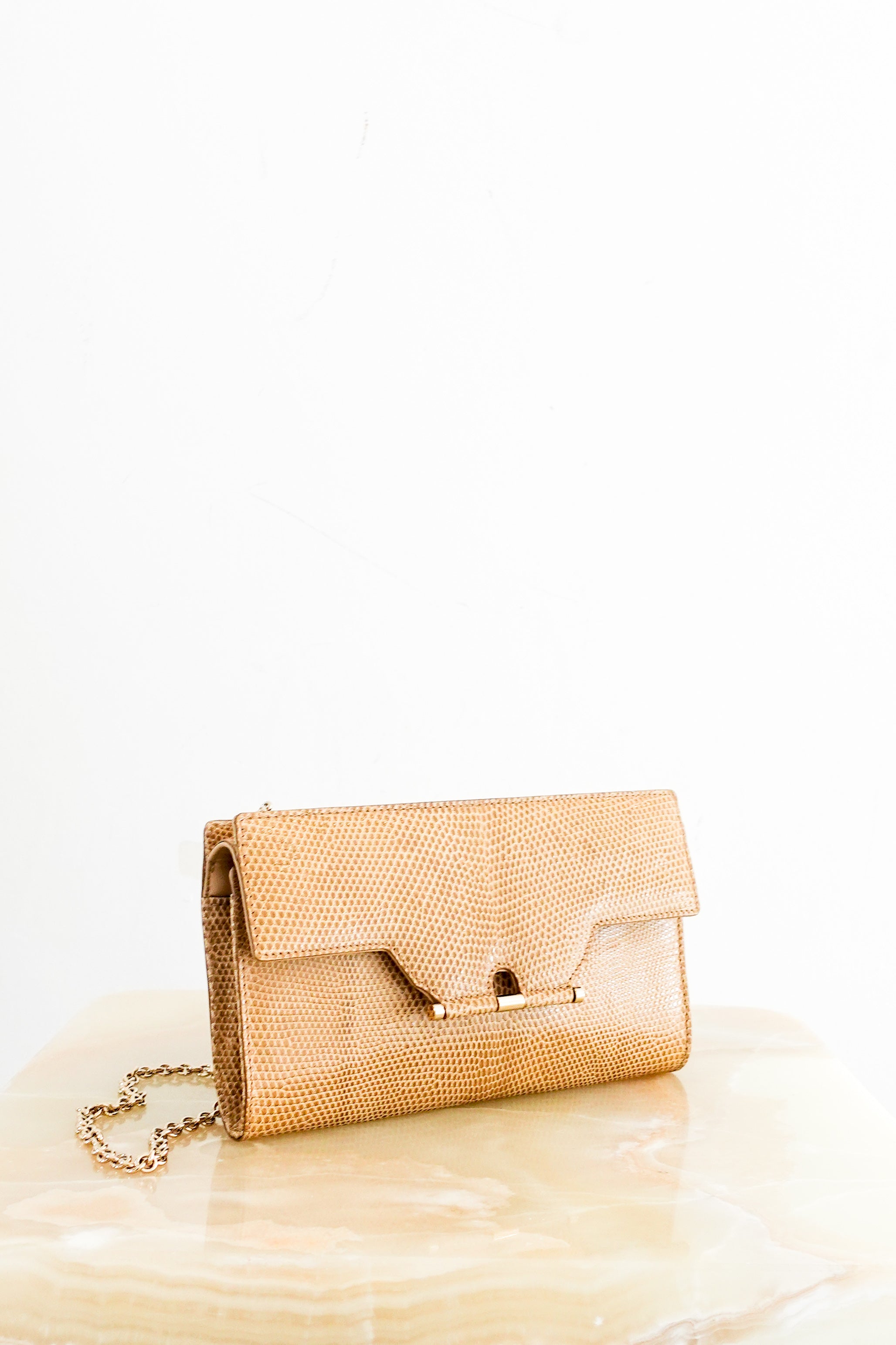 Vintage Saint Laurent Rive Gauche wallet on Chain RRP £960 | Authentic Preloved