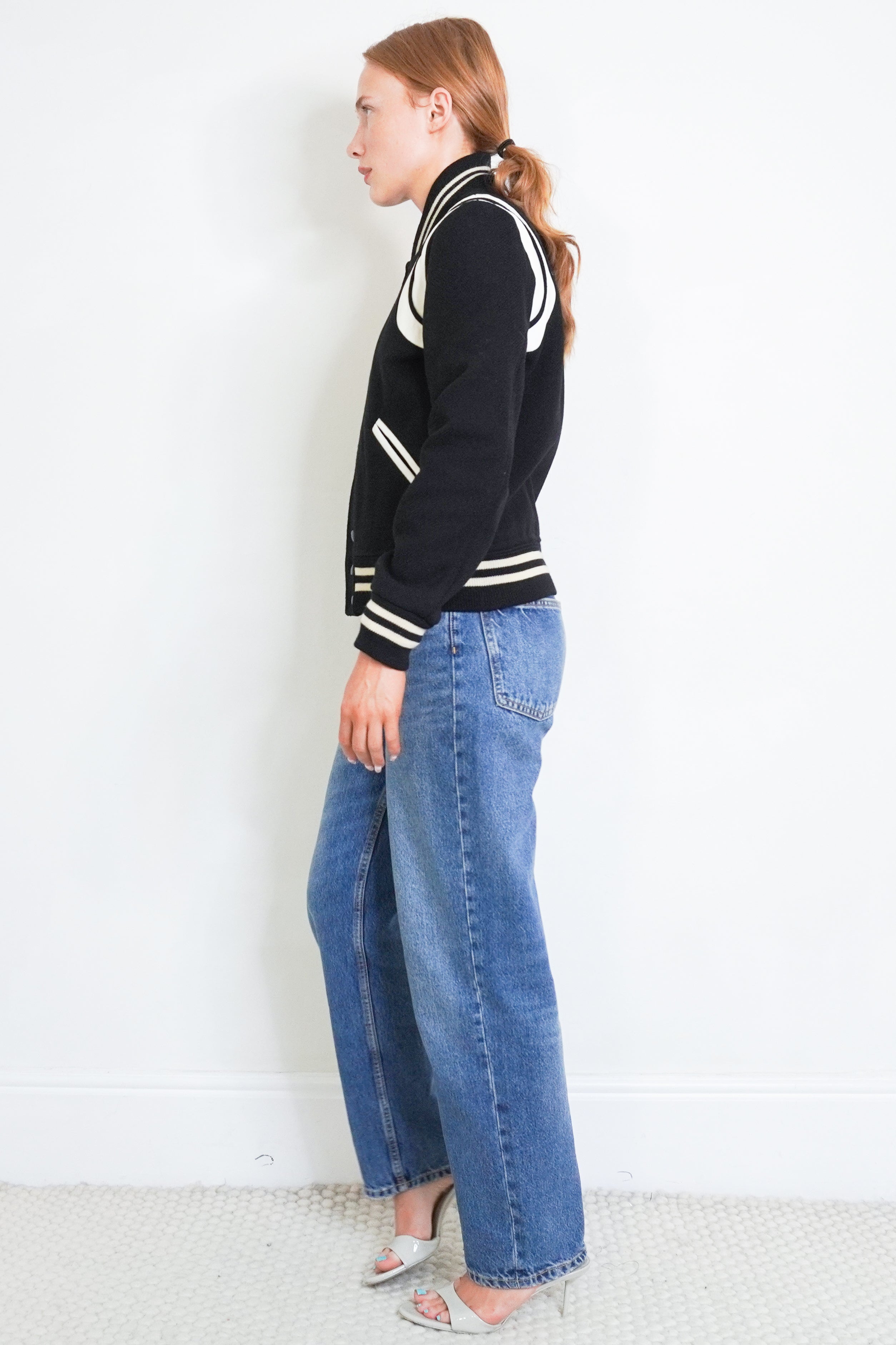 Saint_Laurent_Black_Ivory_Teddy_Jacket_in_Wool_side_photo_chelsea_london