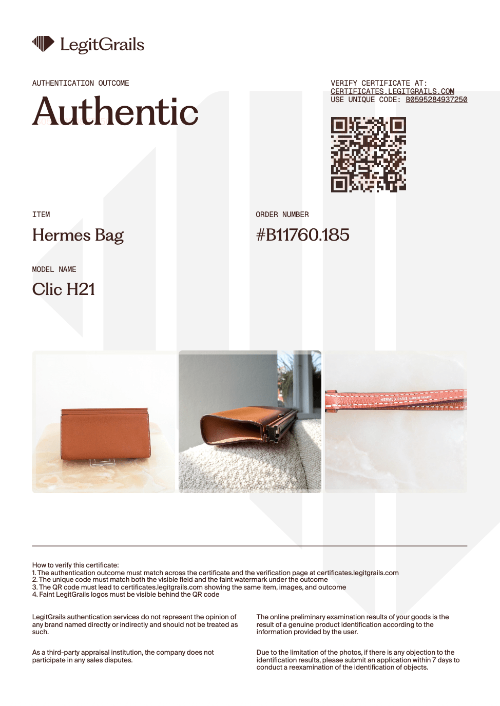 Hermes Clic - H21 in Evercolour Gold and Palladium Hardware | Authentic Preloved - Reloved Again