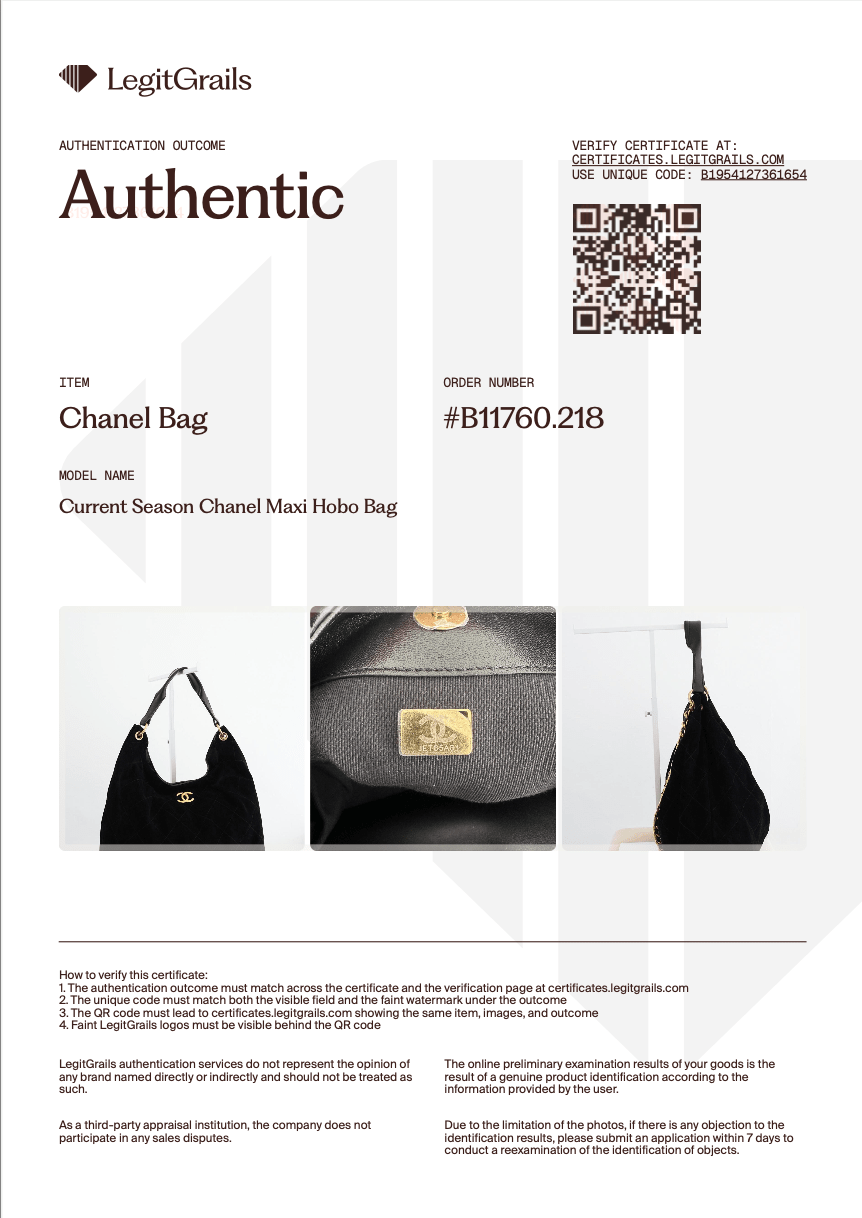 CURRENT SEASON Chanel Maxi Hobo Bag | Authentic Preloved - Reloved Again