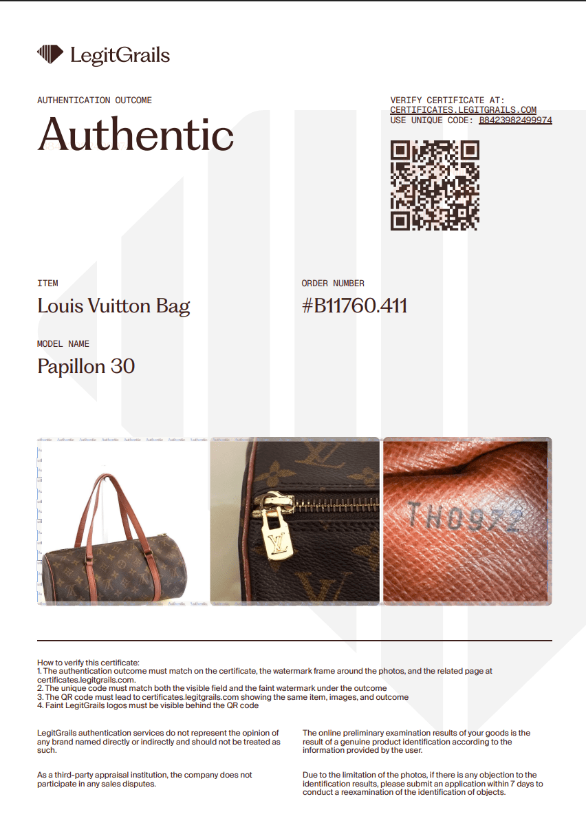 Louis Vuitton 1992 Monogram Papillon 30 Handbag (RRP £2500) | Authentic Preloved - Reloved Again