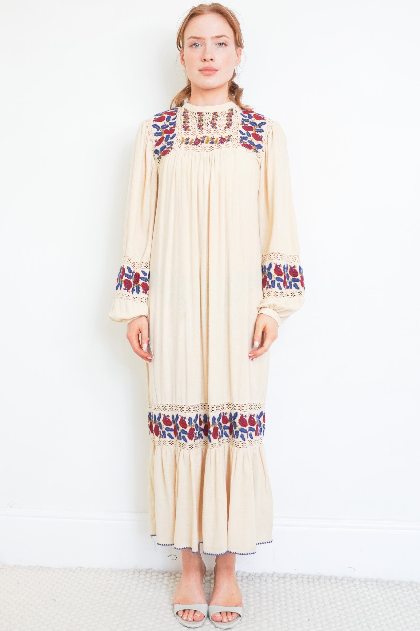 Sea-New-York-cream-floral-dress-Front-Picture-Chelsea-London