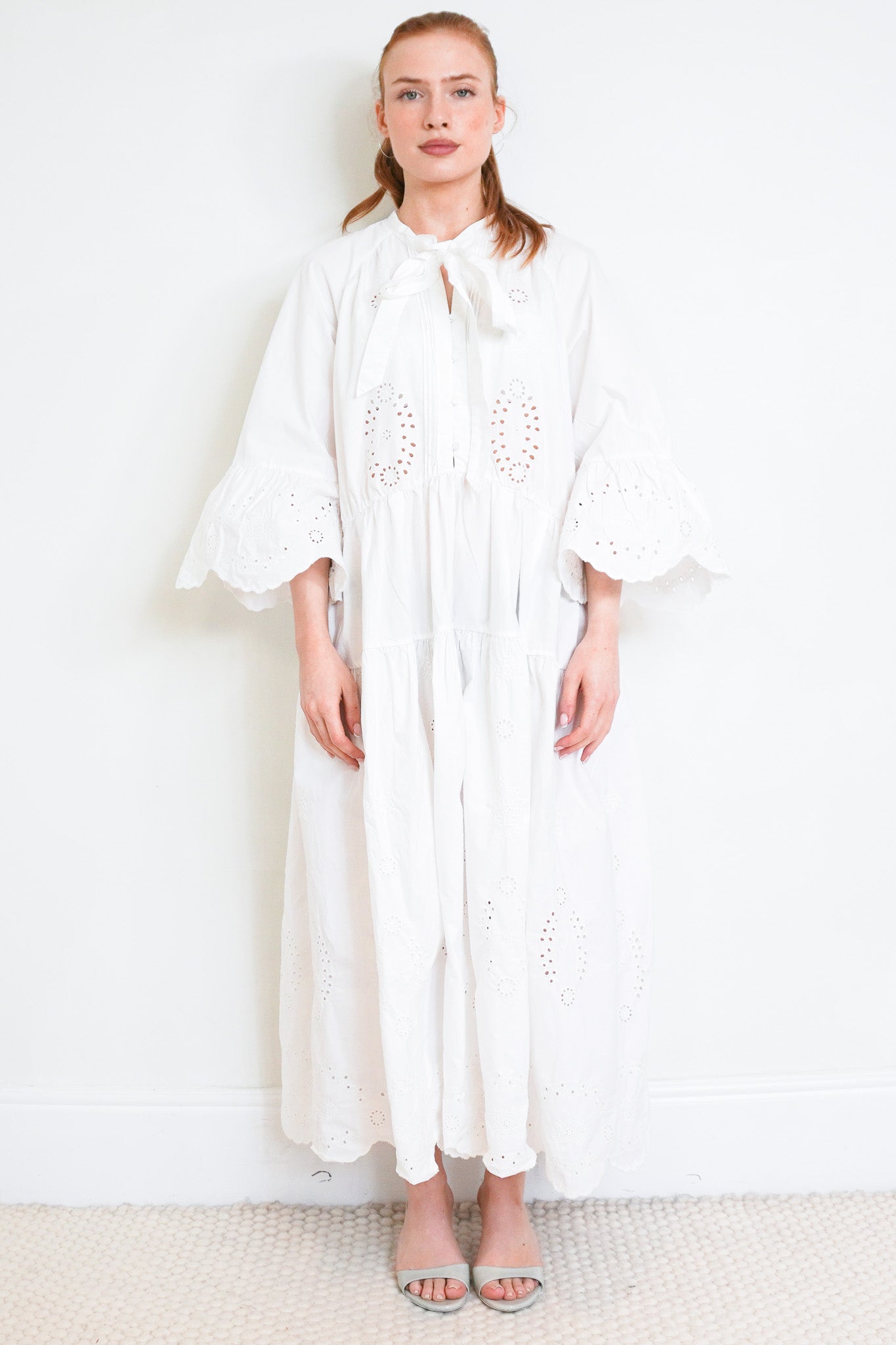 Self Portrait Cotton Maxi Dress RRP £300 | Authentic Preloved - Reloved Again