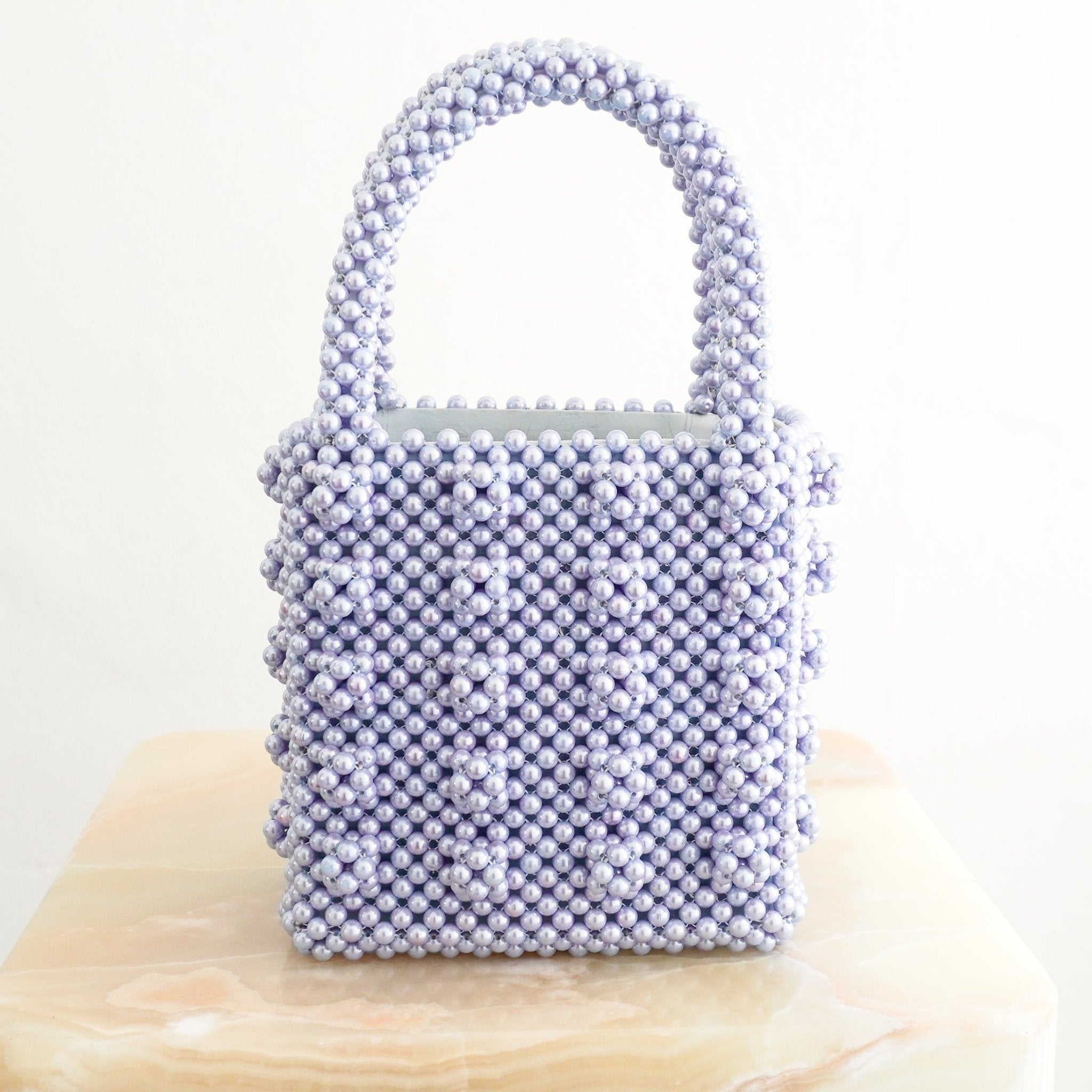 Shrimps Antonia Purple Faux-Pearl Tote Bag (RRP £550) | Authentic Preloved - Reloved Again