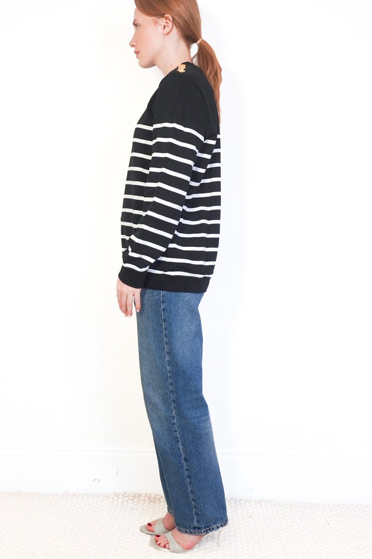 Side: Balmain Breton Top