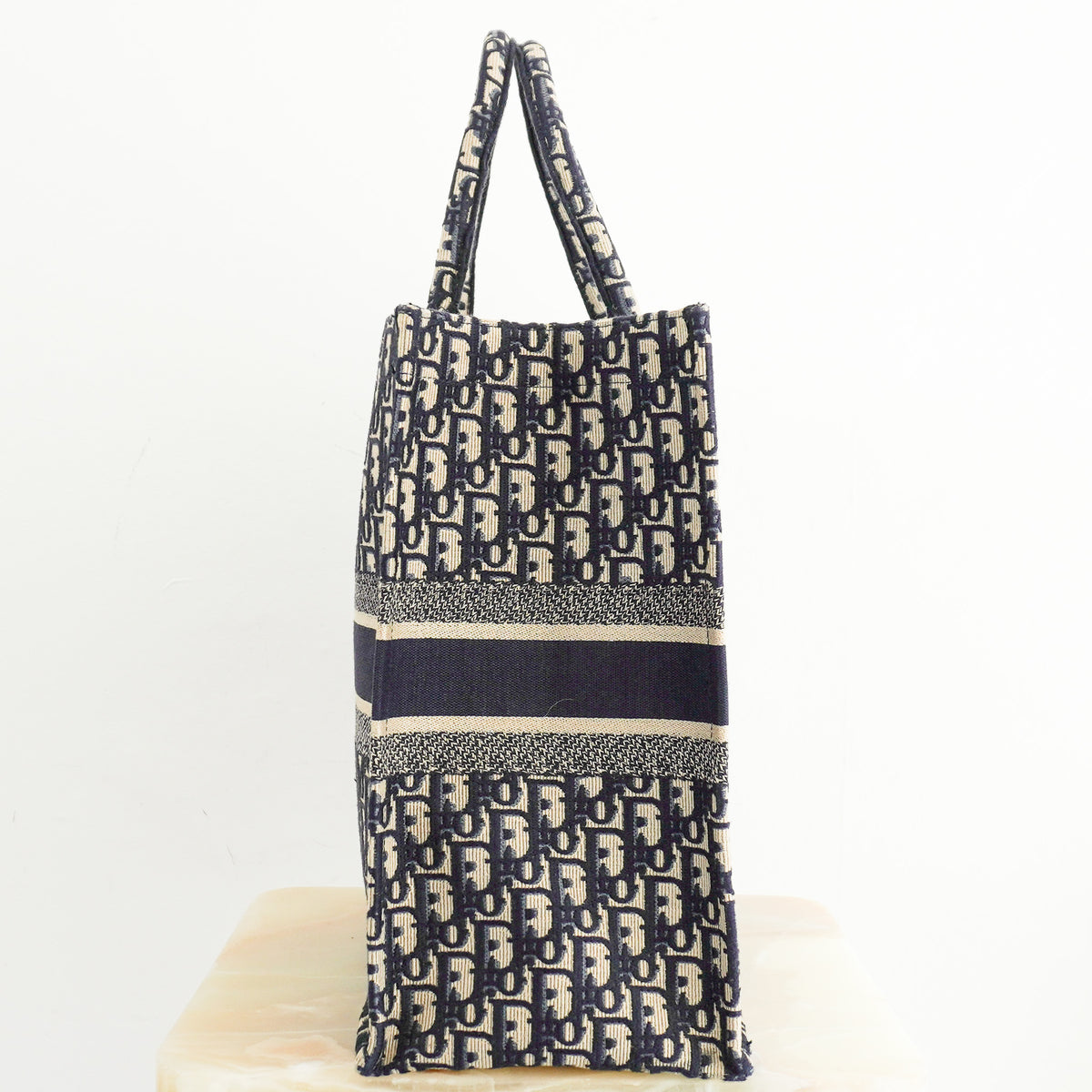 Side: Christian Dior Large Oblique Book Tote Bag