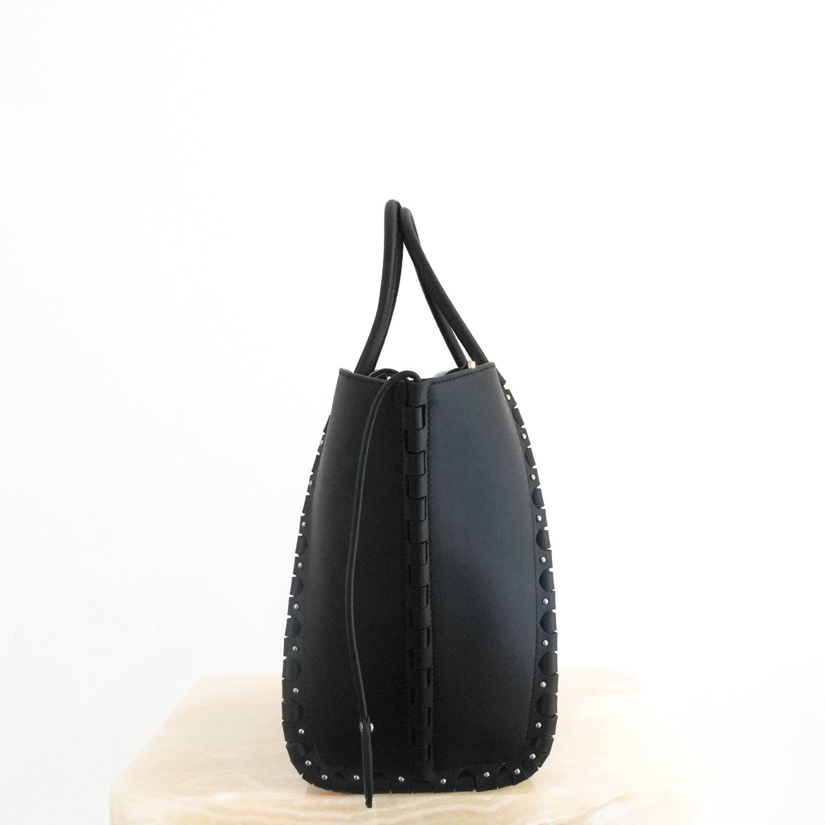 Alaia Le Hinge Black Small Tote Bag |(RRP £1680) Authentic Preloved - Reloved Again