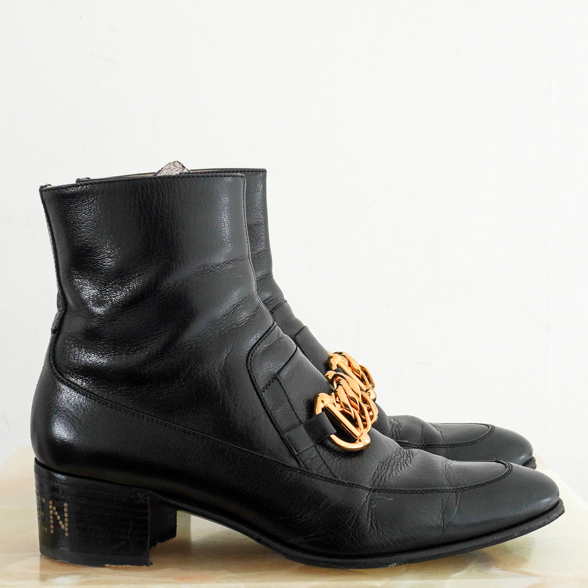 Gucci Quentin Black Ankle Boots UK 7 (RRP £1200) | Authentic Preloved - Reloved Again