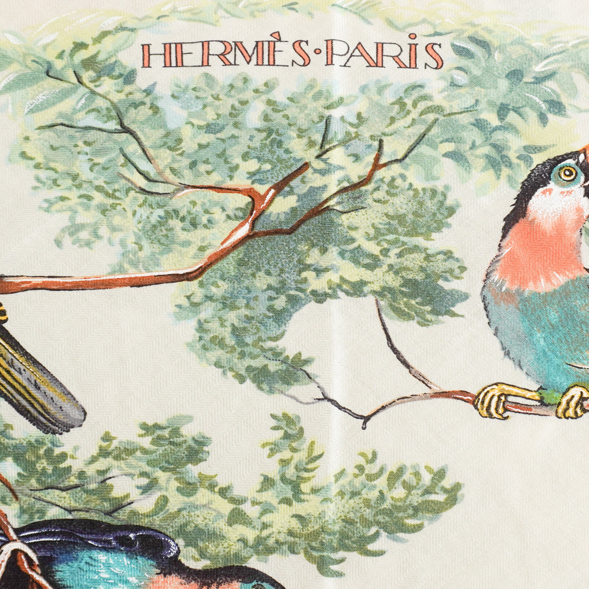 Side Image: Hermes "Equateur" by Robert Dallet Silk Scarf