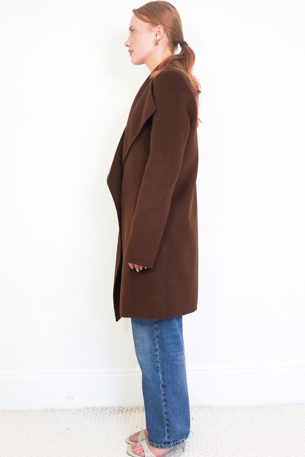 Side Image: Joseph Brown Lisa Long Cashmere Coat