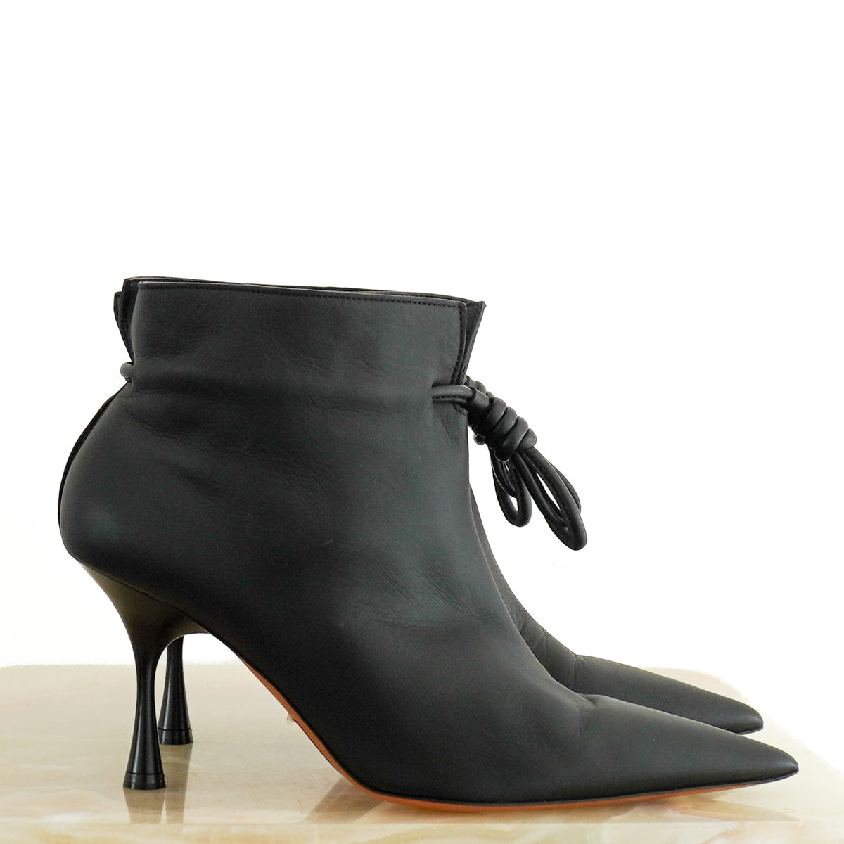 Side Image: Loewe Flamenco Leather Ankle Boots UK 6 