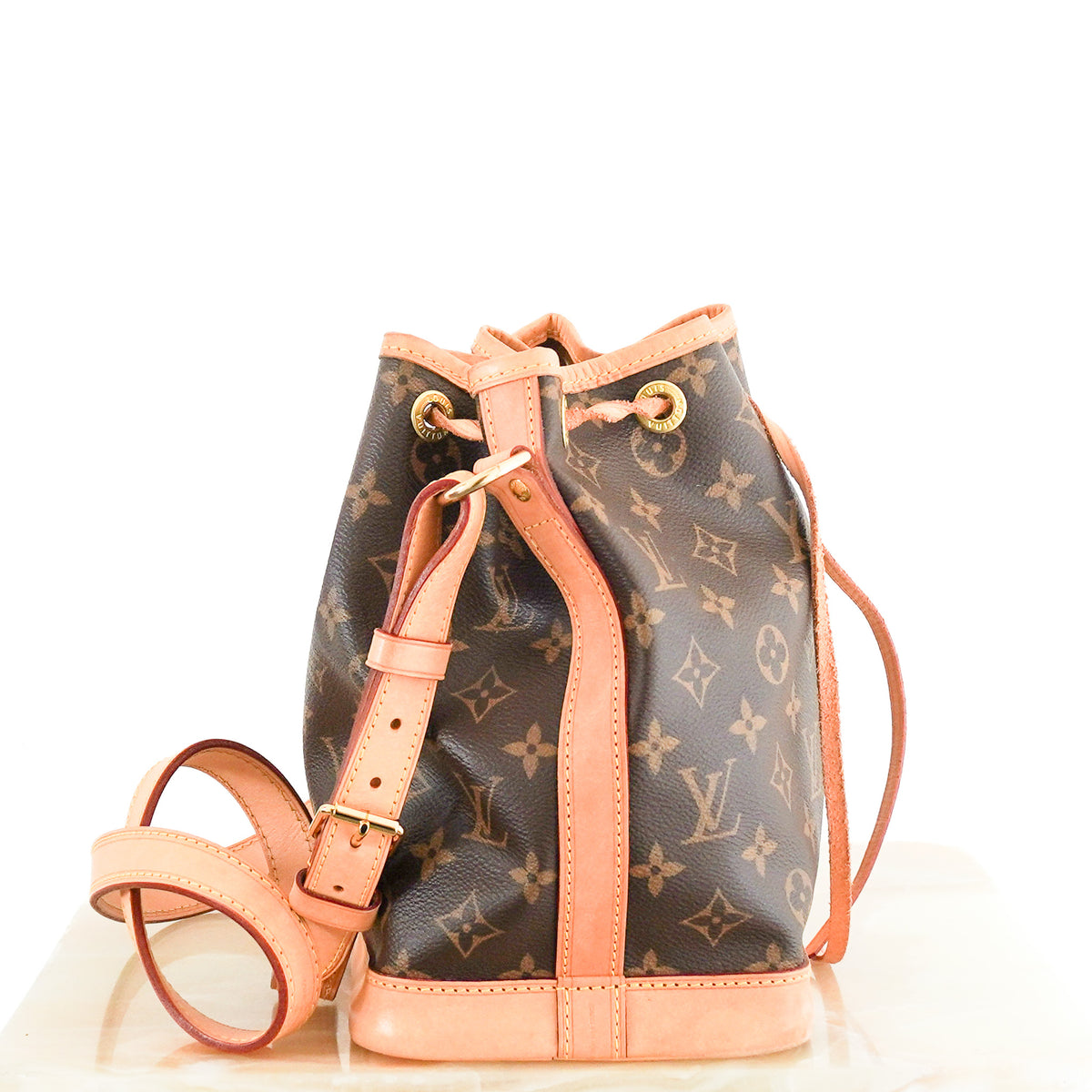 Side Image: Louis Vuitton BB NOE Bucket Bag