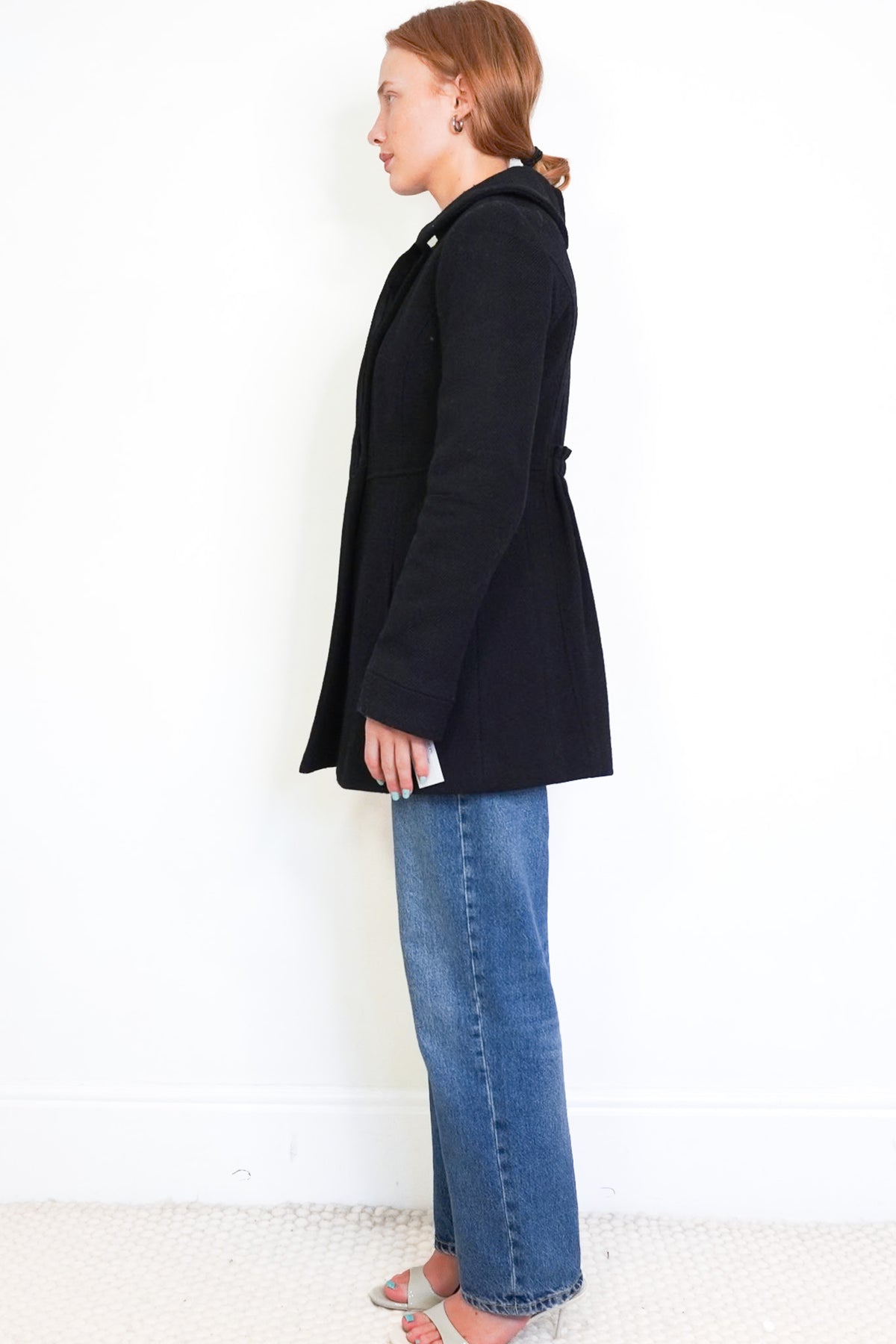 Louis Vuitton Black Peacoat Jacket (RRP £900) | Authentic Preloved - Reloved Again