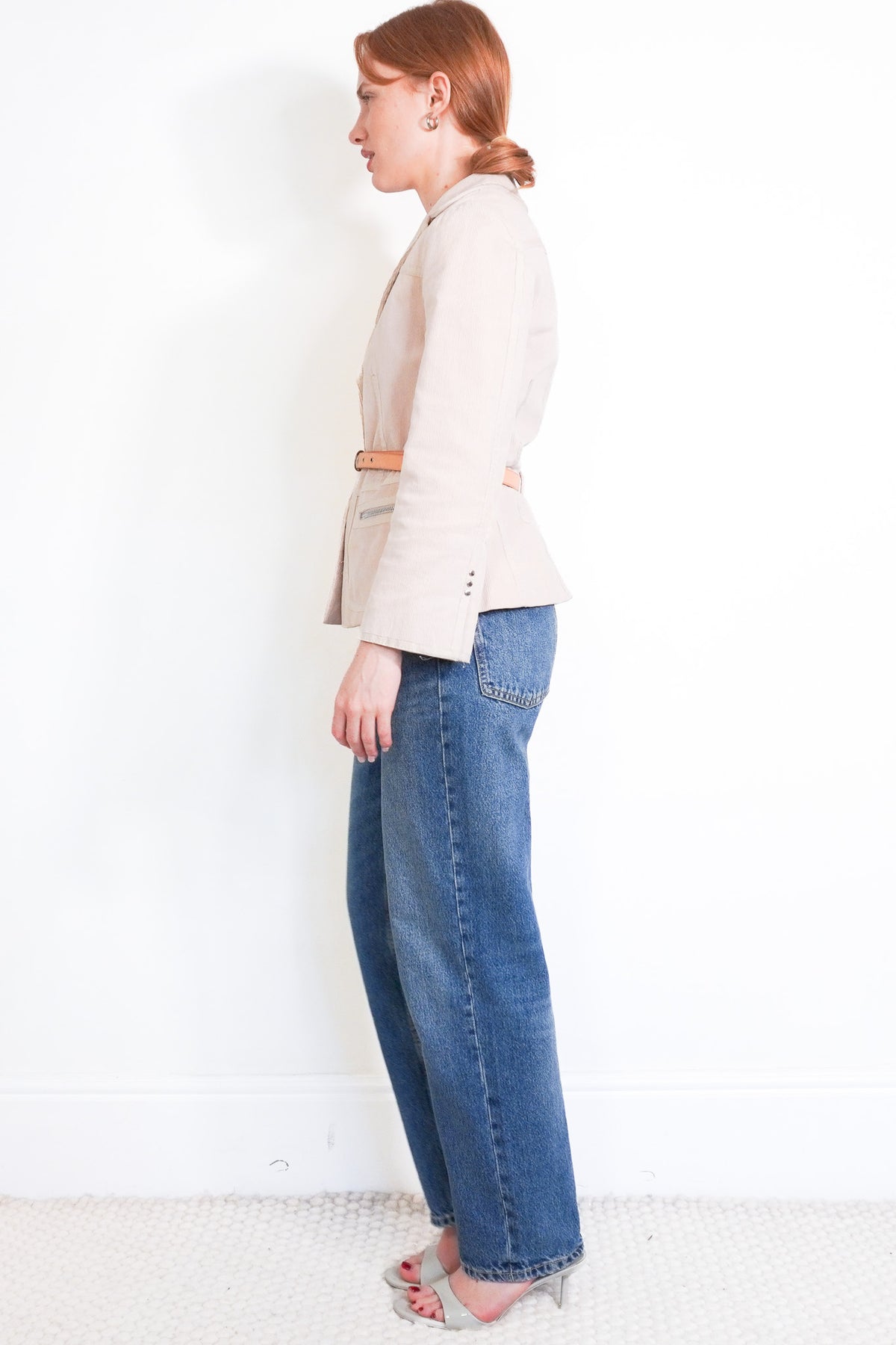 Side Image: Louis Vuitton Vintage Corduroy Jacket