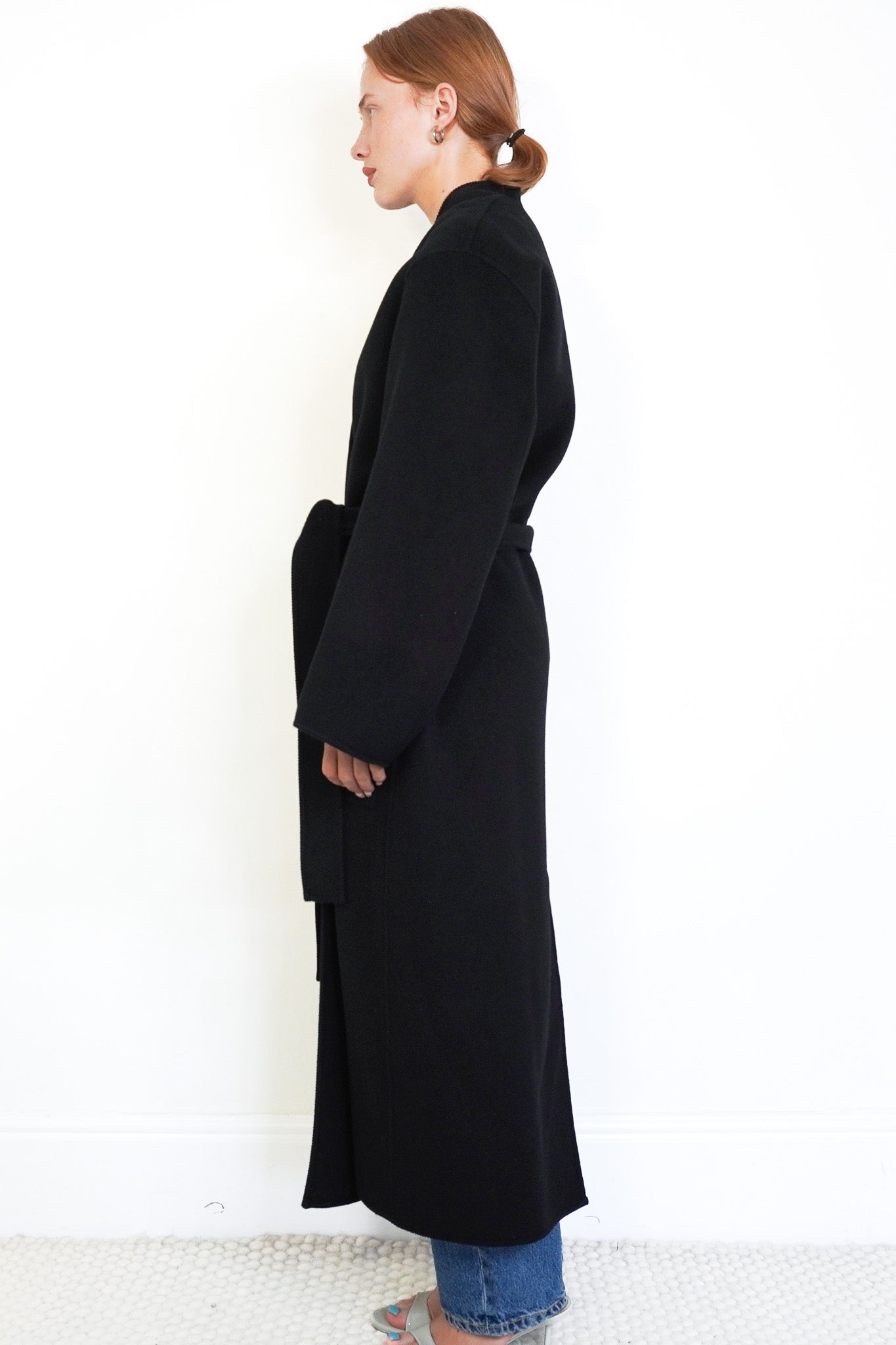 Side Image: Rohe Signature Scarf Coat 