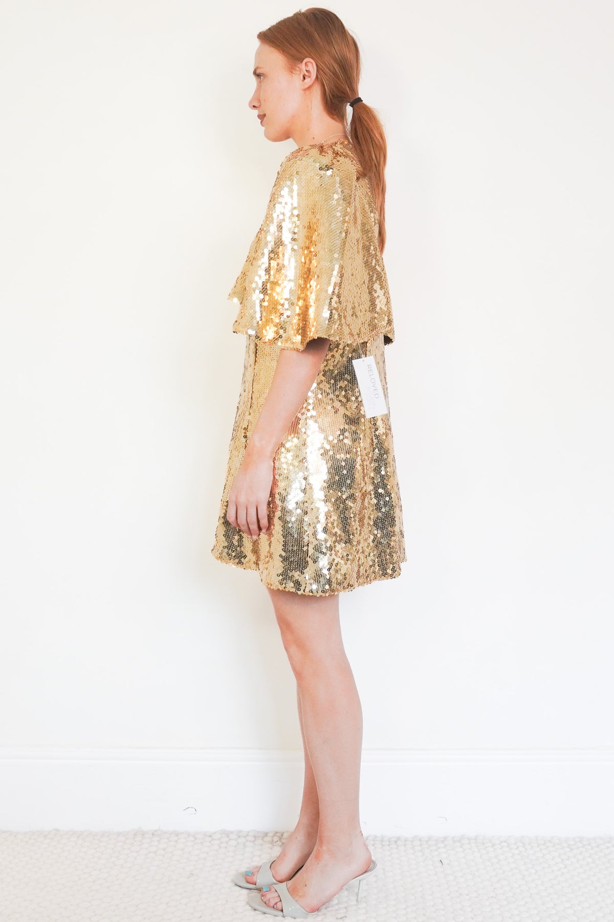Side Image: Vampire's Wife The Mini Night Tremors Sequinned Dress