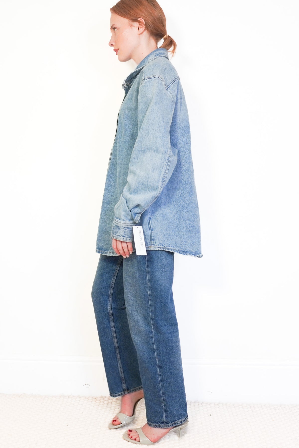 Side: Khaite Denim Shirt