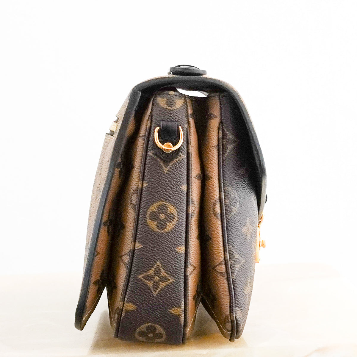 Side: Louis Vuitton Pochette Metis Bag 