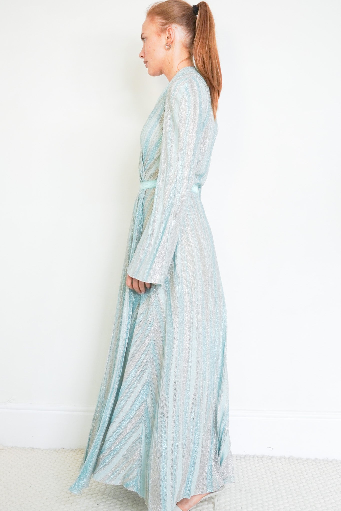 Forte_Forte Wrap Dress in Aqua (RRP £350) | Authentic Preloved - Reloved Again
