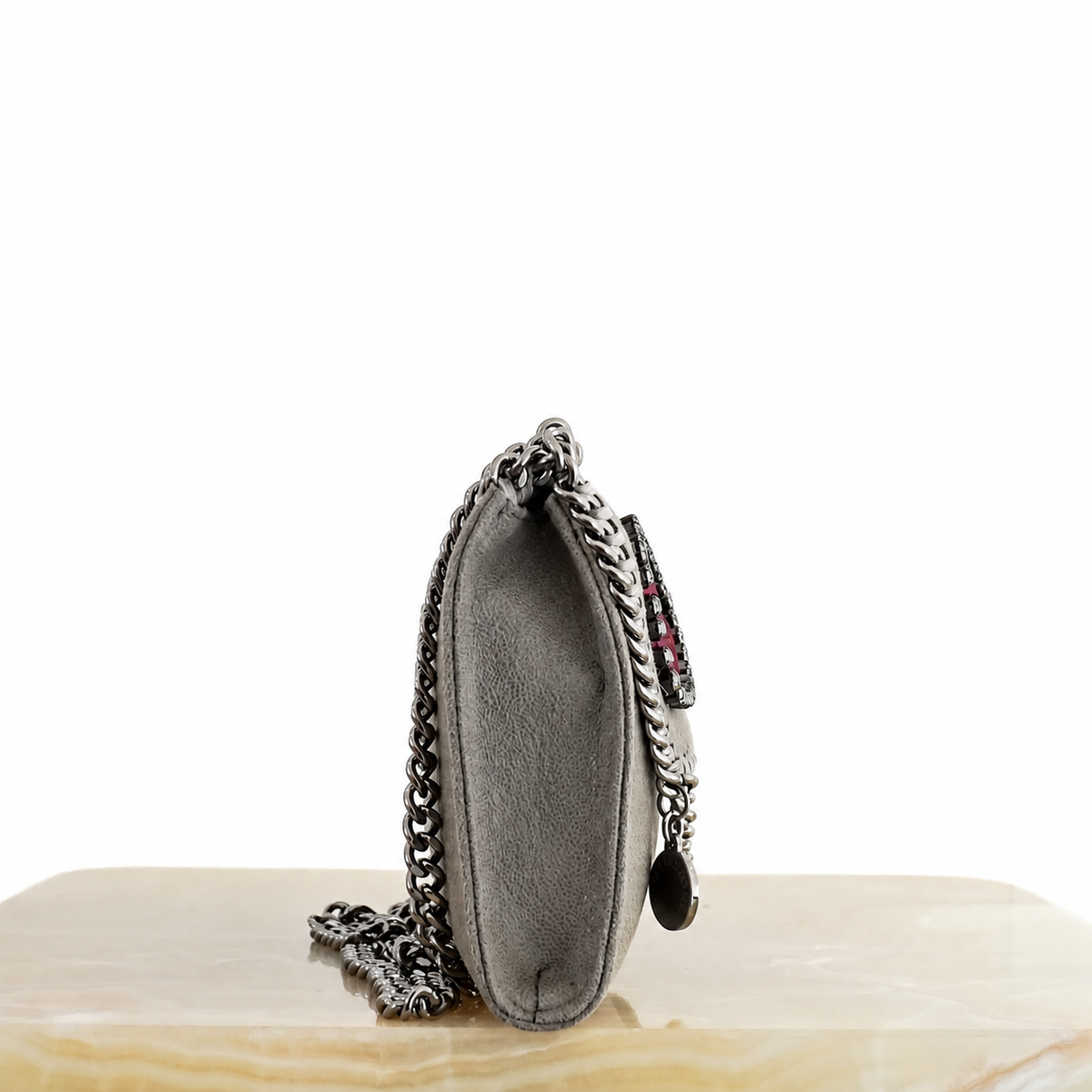 Side: Stella McCartney Falabella Satin Lips Bag