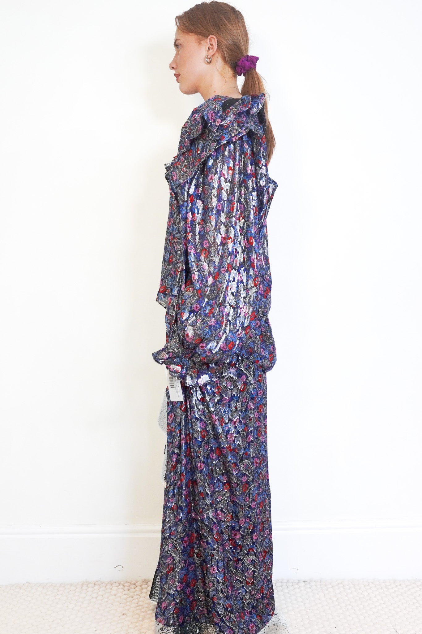 Side image NEW Isabel Marant Chandraya Faded Night Blouse & Skirt Set 