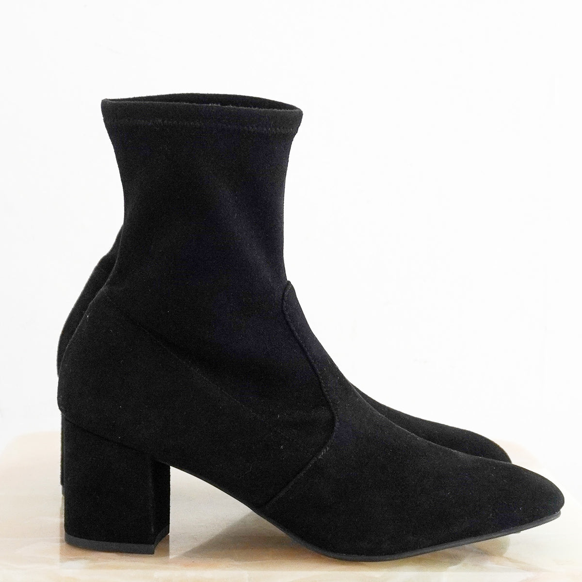Side image Stuart Weitzman Yuliana Block Heeled Sock Boots 
