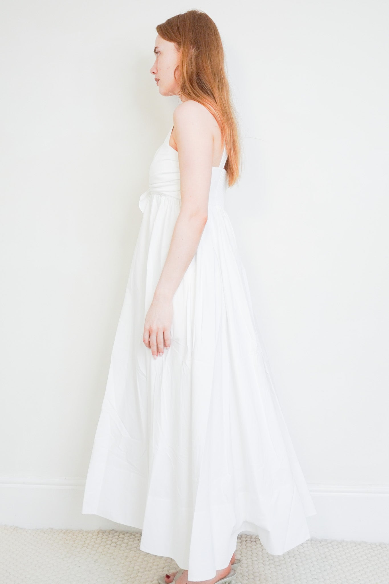Side image of the ALC White Dress