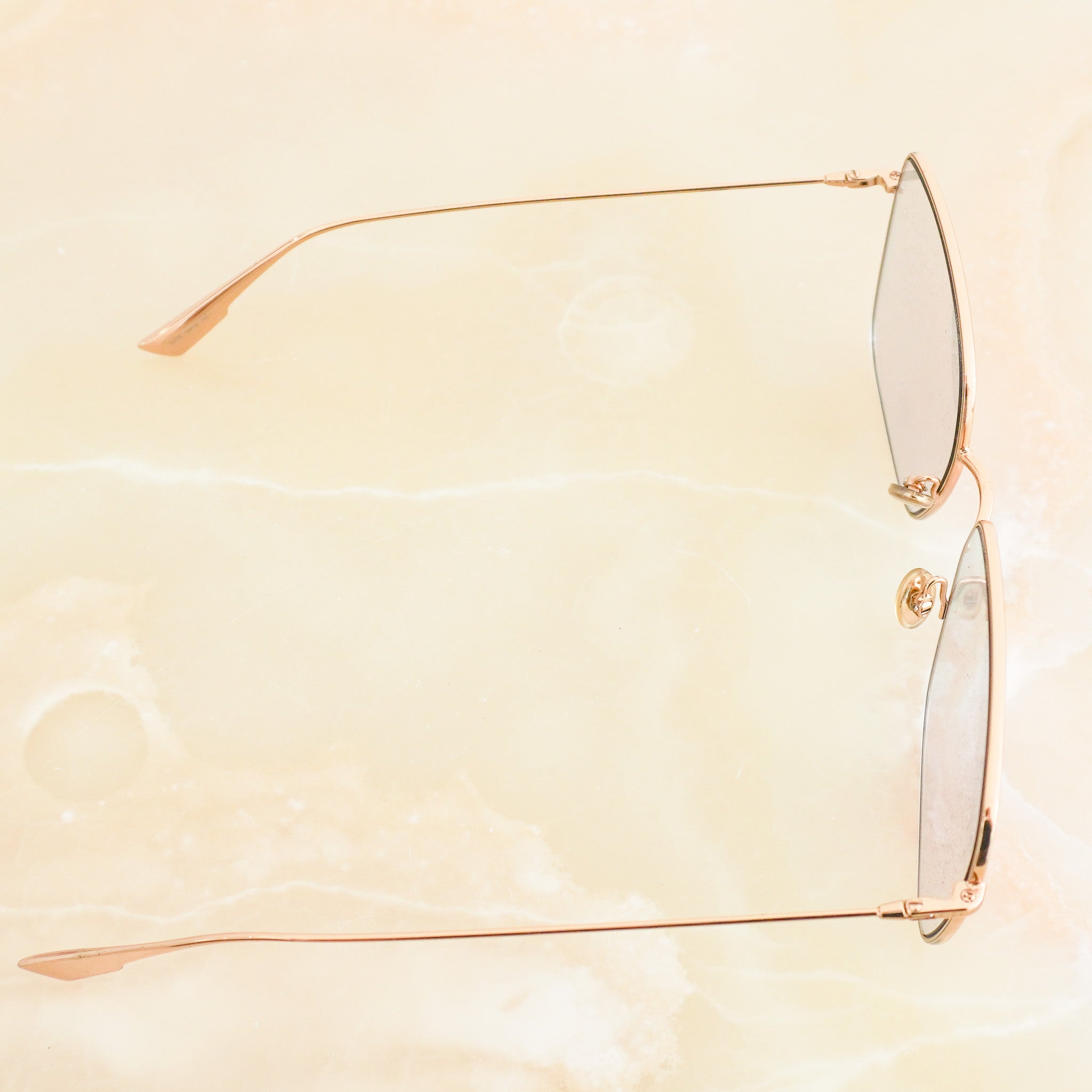 Side image of the Christian Dior Rose Tint Sunglasses