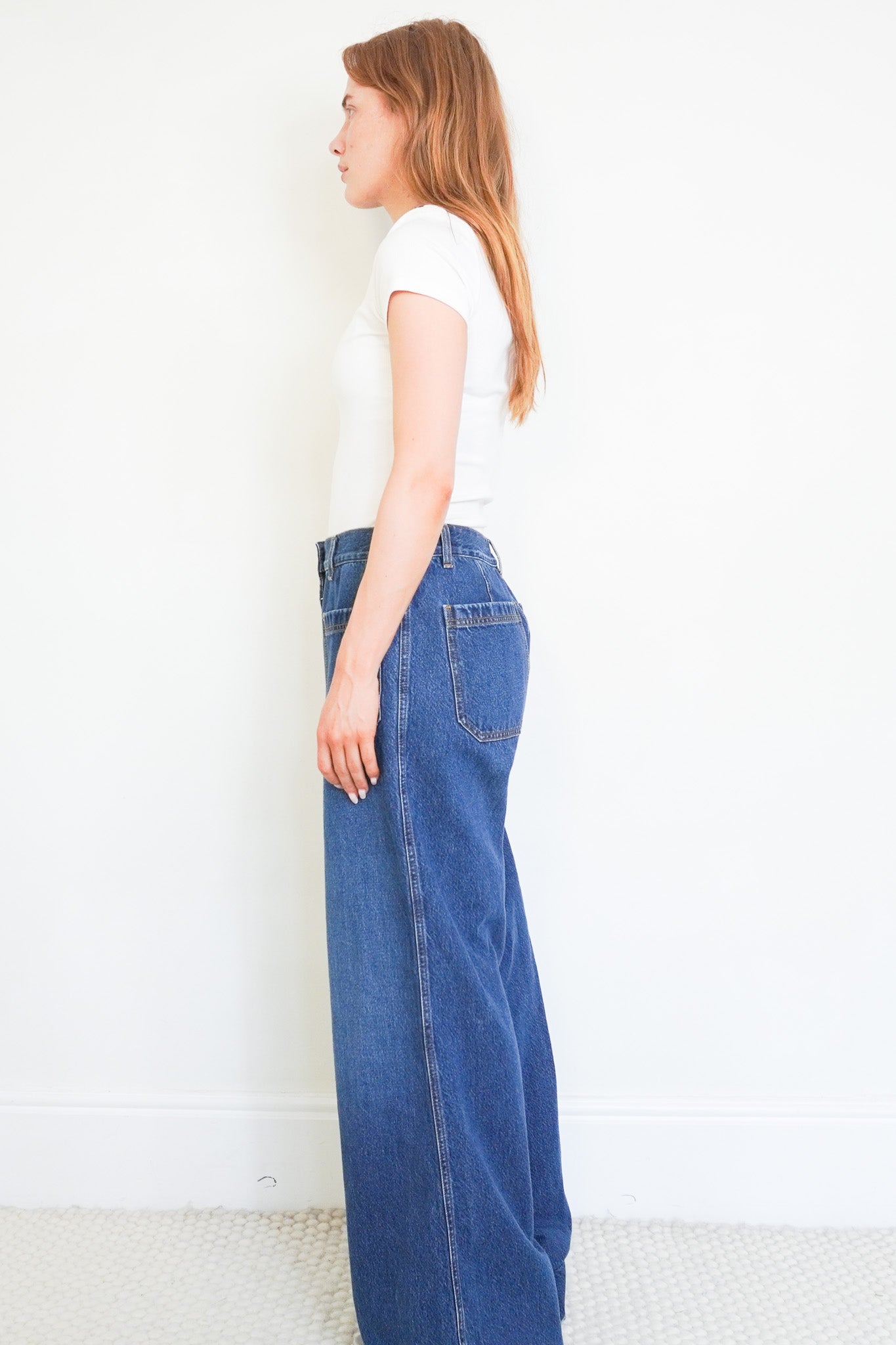 Side image of the G. Blue Jeans 