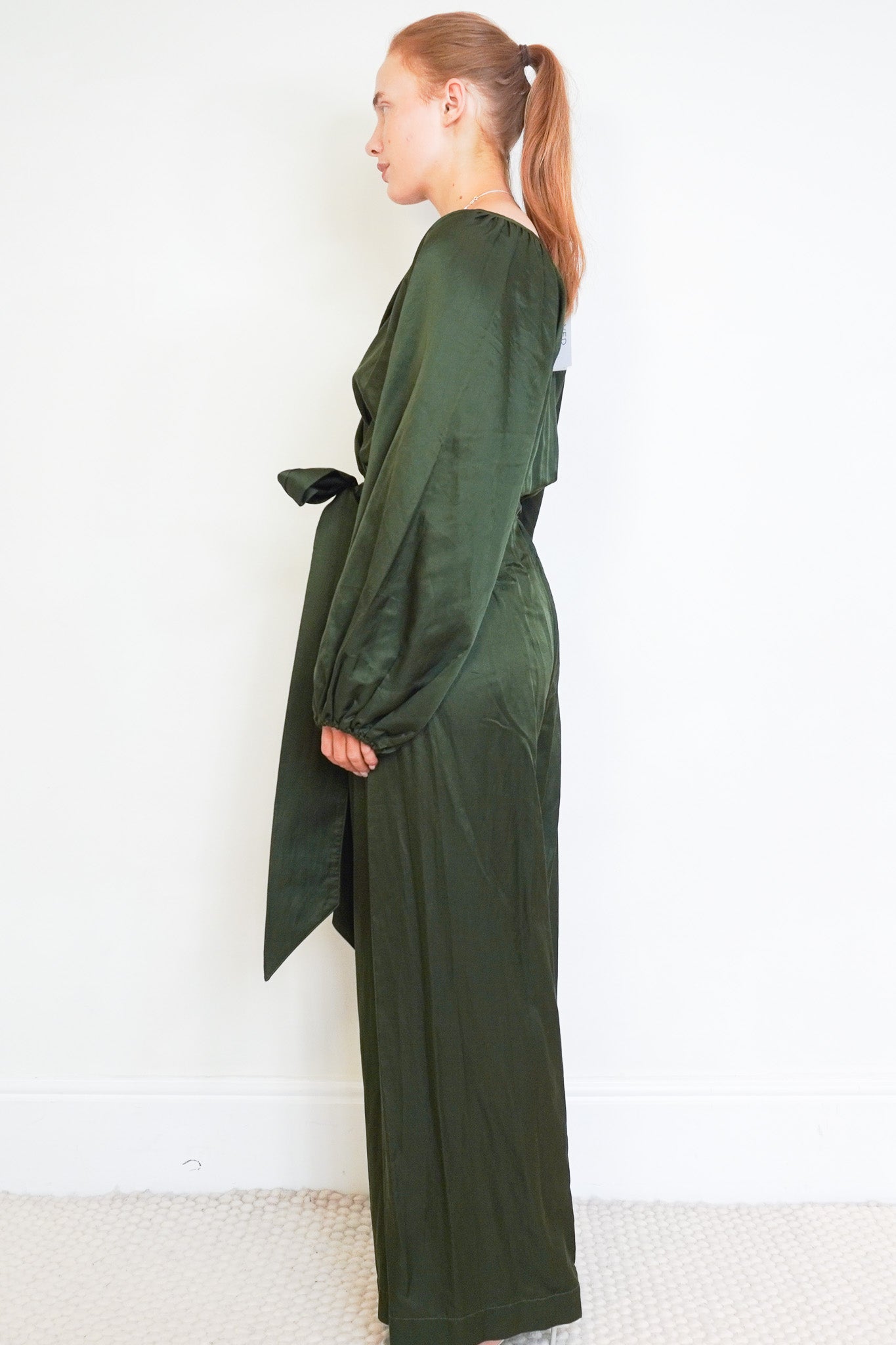 Kalita Silk Jumpsuit in Green (RRP £795) | Authentic Preloved - Reloved Again