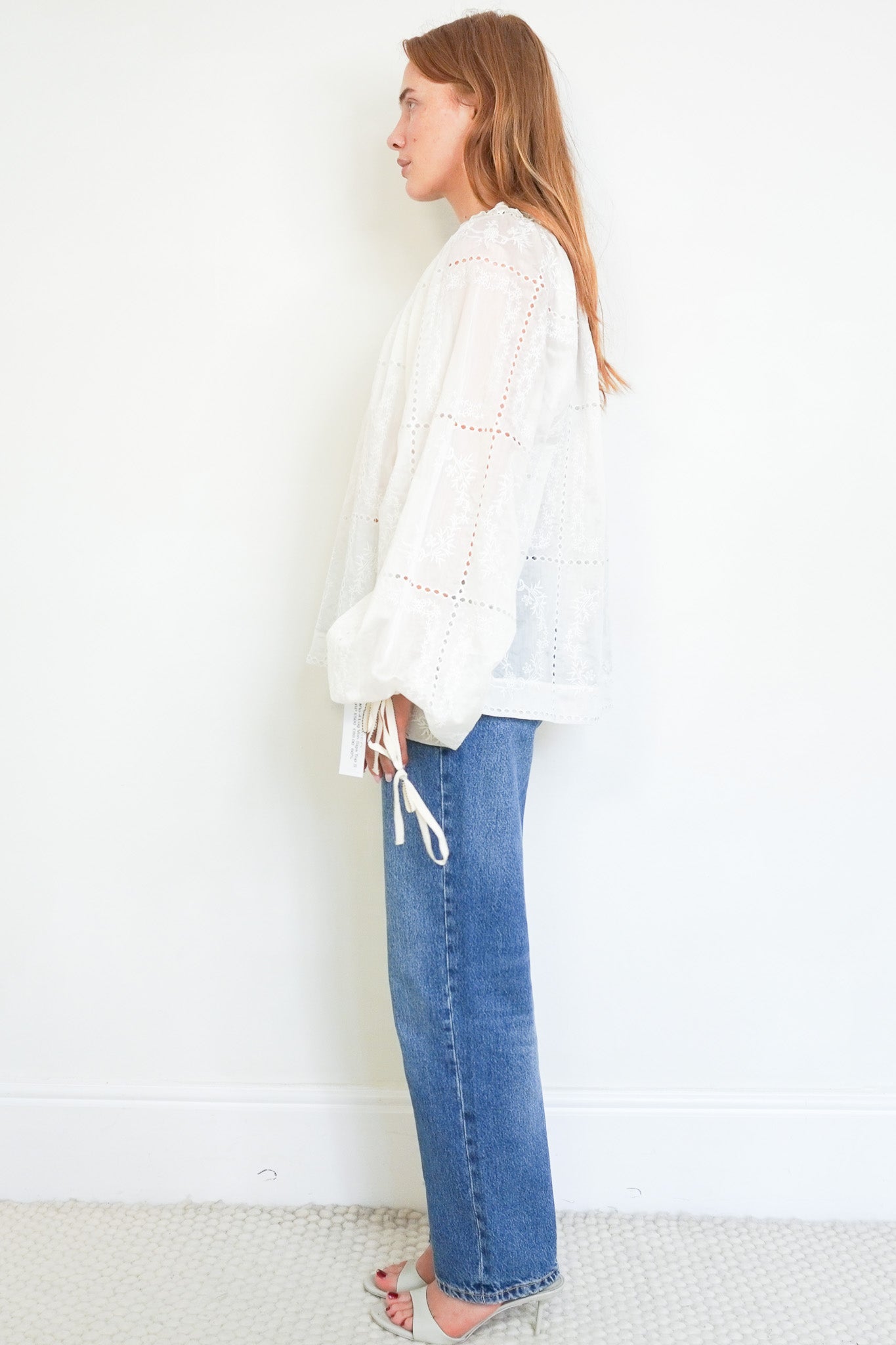 Side image of the Lug Von Siga Embroidered Blouse 