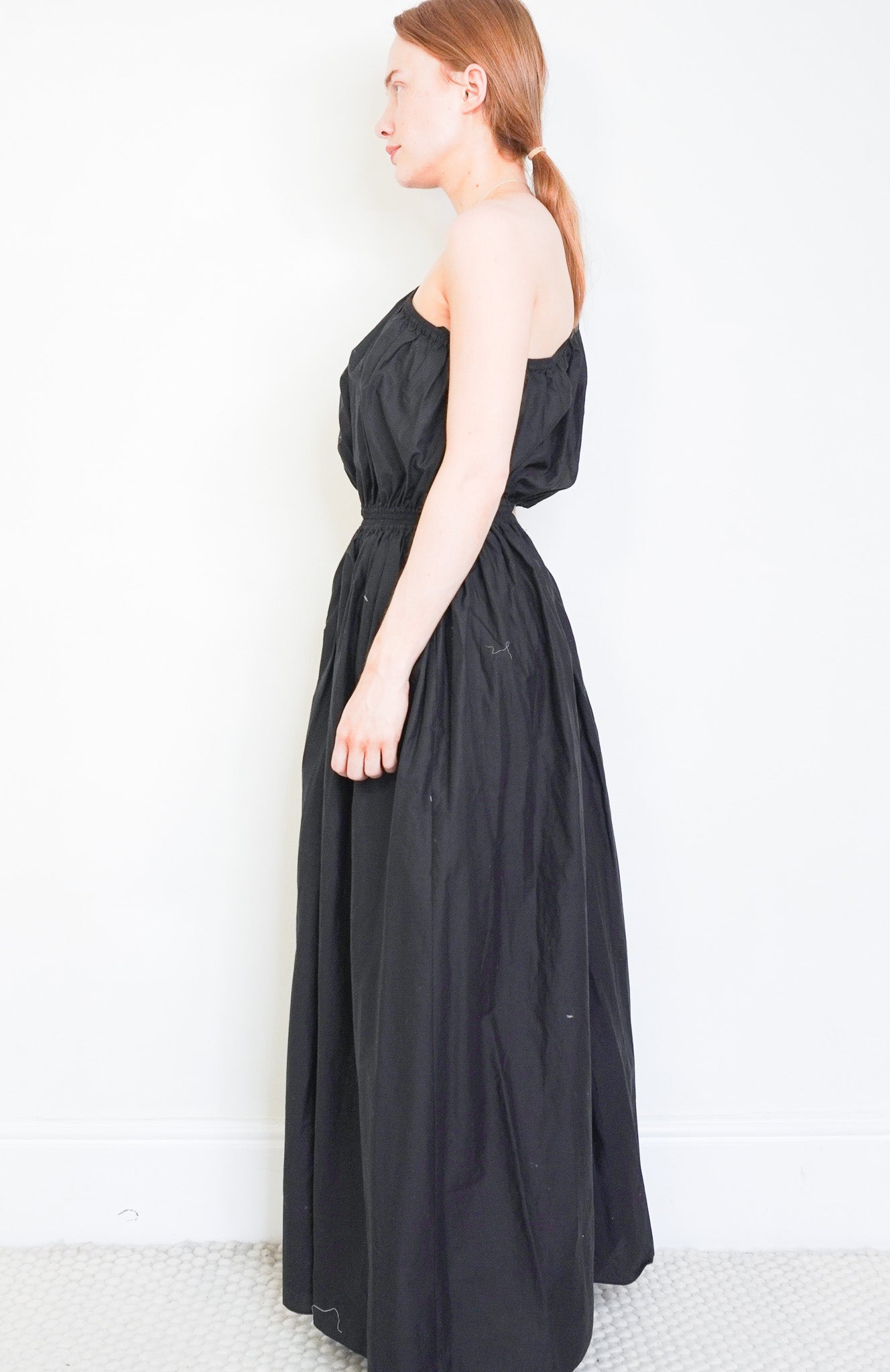 Matteau Black One-Shoulder Cut-Out Maxi Dress (RRP £455) | Authentic Preloved - Reloved Again