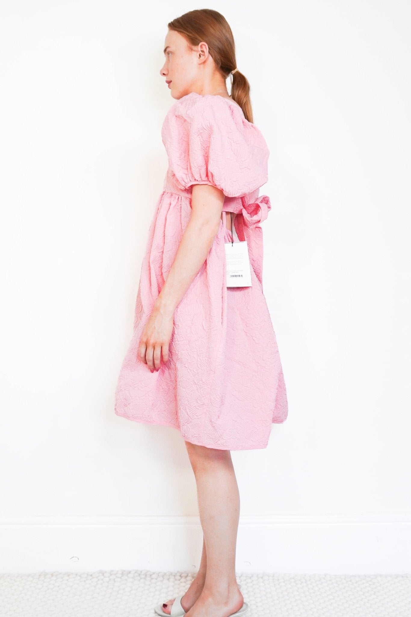 NEW Cecilie Bahnsen Sorbet Pink Tilde Dress (RRP £1200) | Authentic Pr