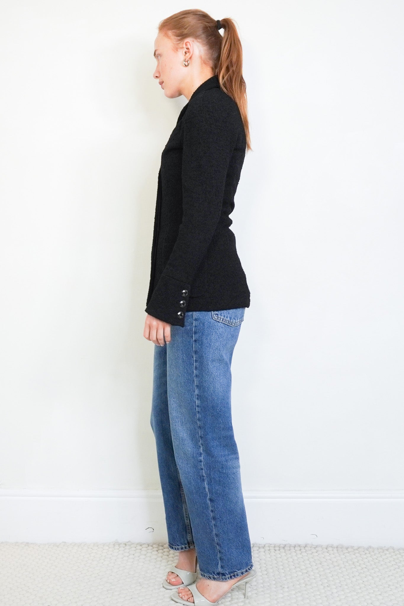 Chanel Black Tweed Blazer RRP £5000 | Authentic Preloved - Reloved Again