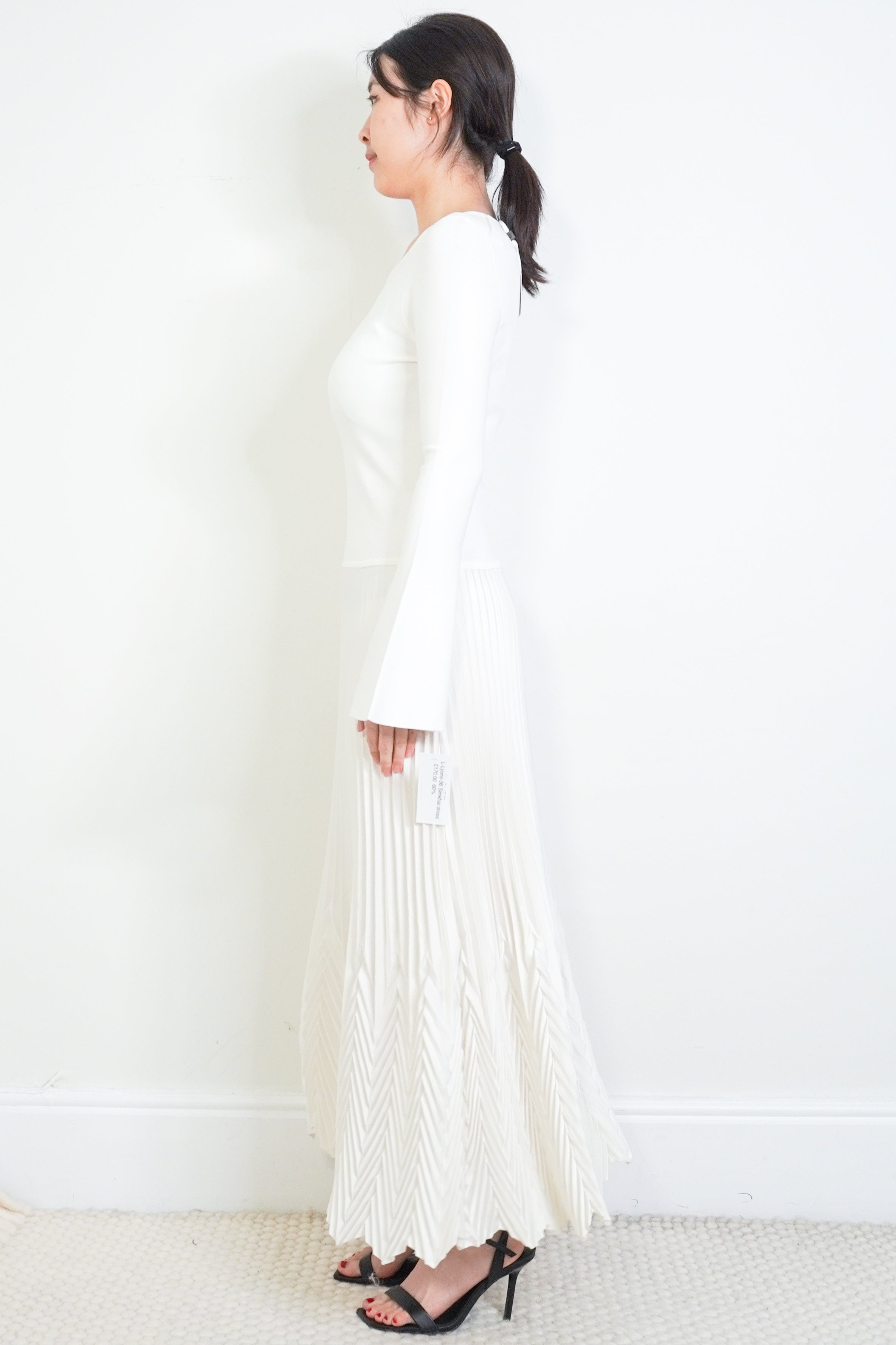 Simkhai-White-Maxi-Dress-side-picture-Chelsea-London