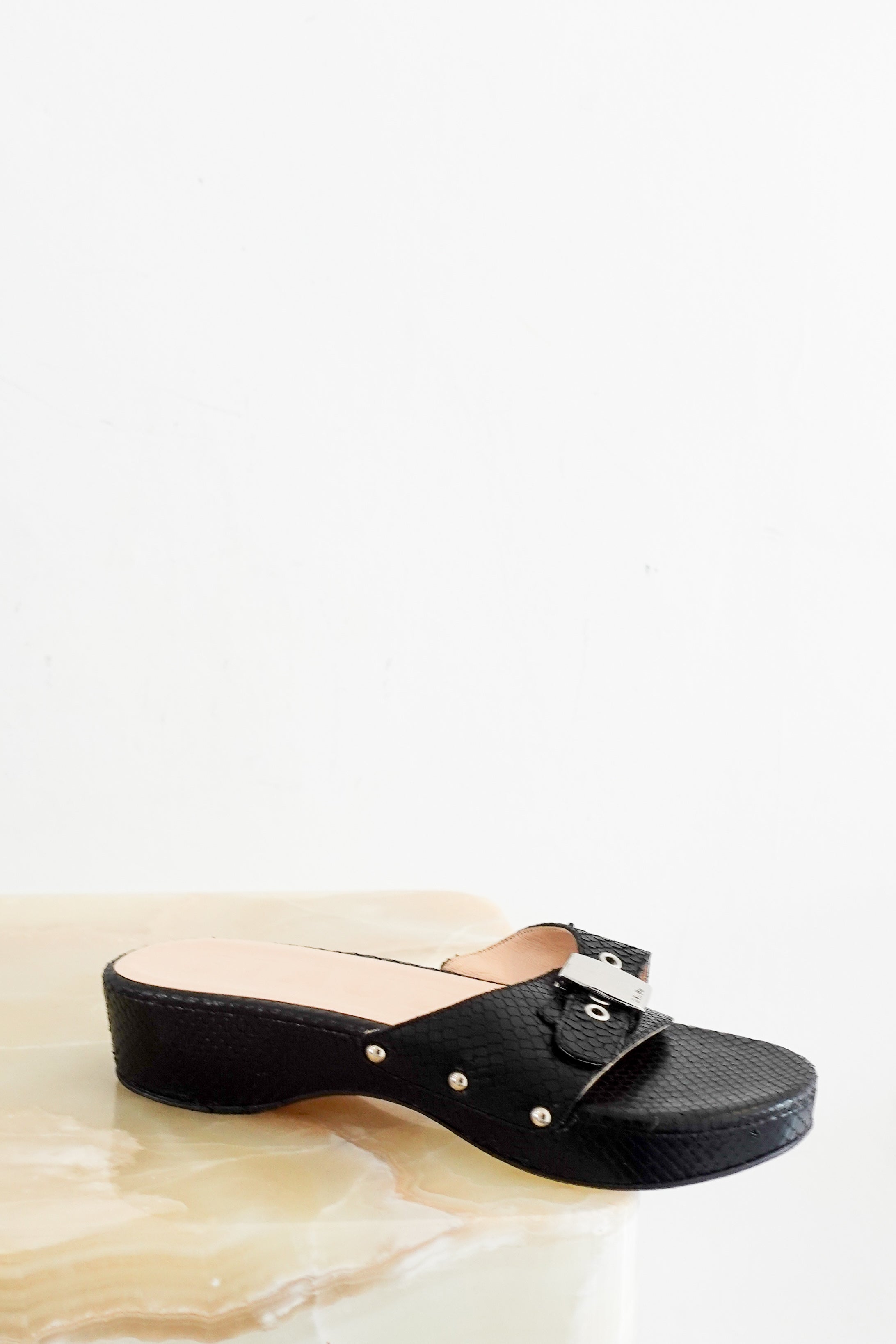 Staud Snakeskin design Clogs RRP £260 | Preloved Authentic