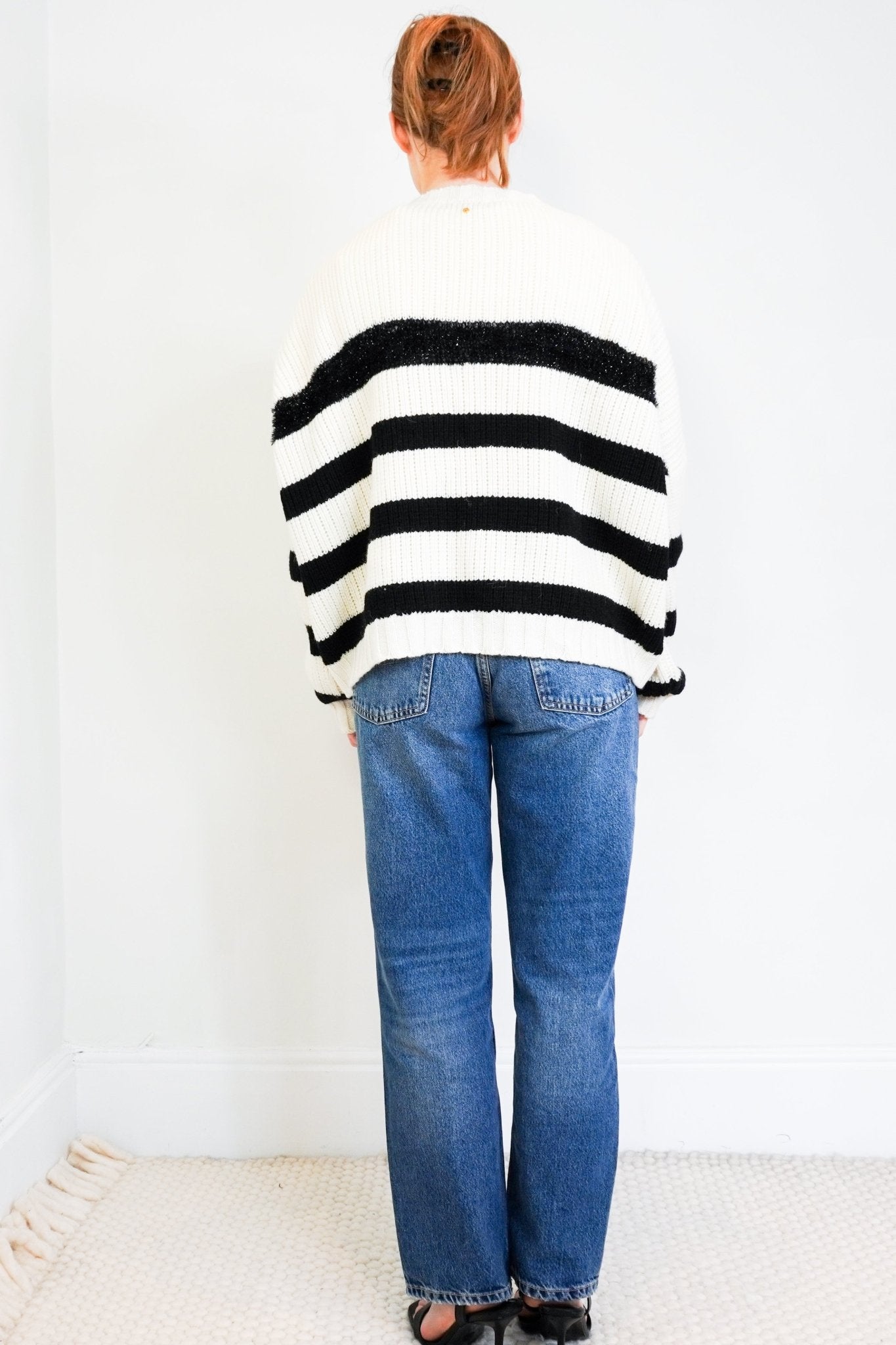 Stella Forest Cream and Black Breton Sweater RRP £250 | Authentic Preloved - Reloved Again