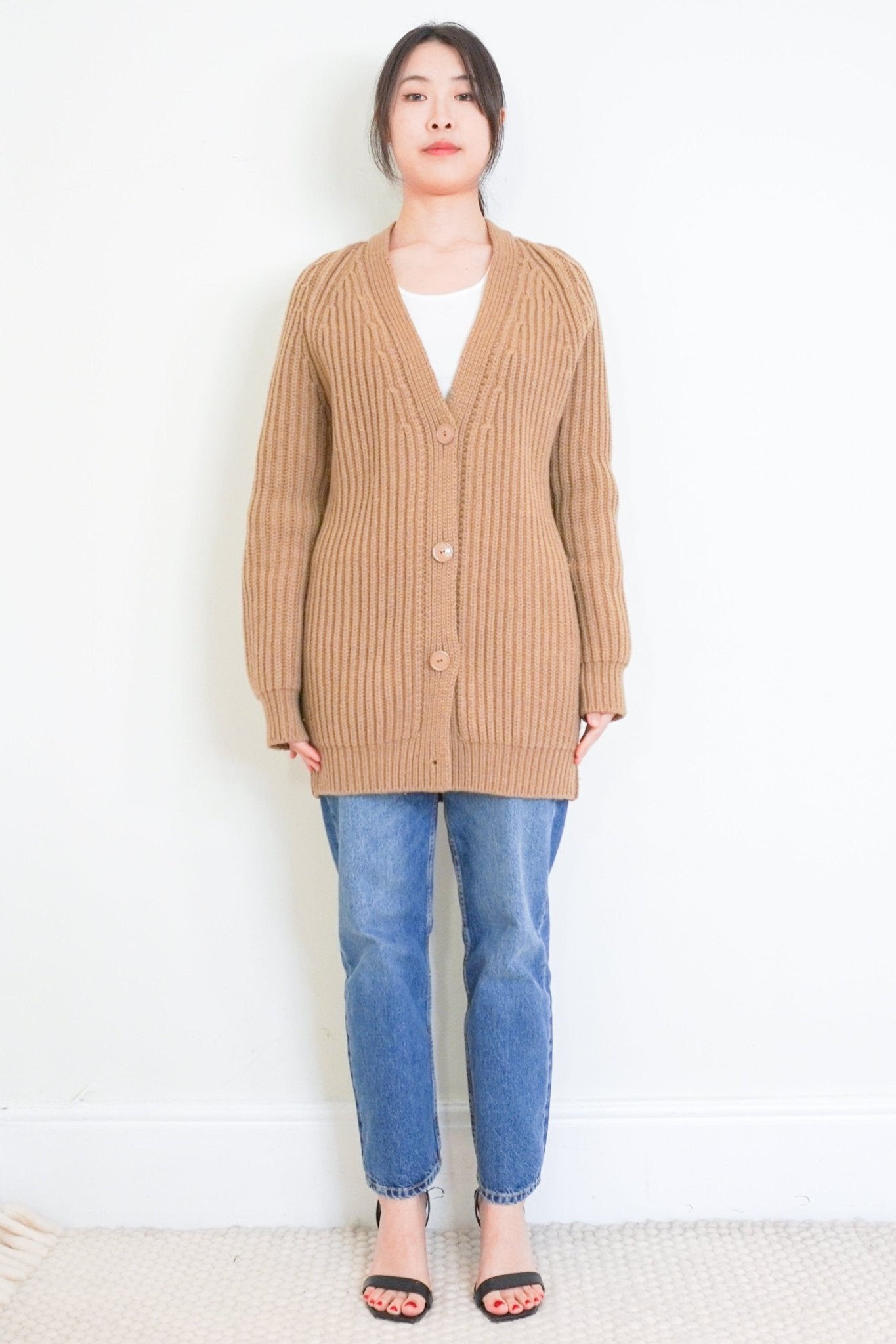 Stella McCartney Brown Long Cardigan RRP £1500 | Authentic Preloved - Reloved Again