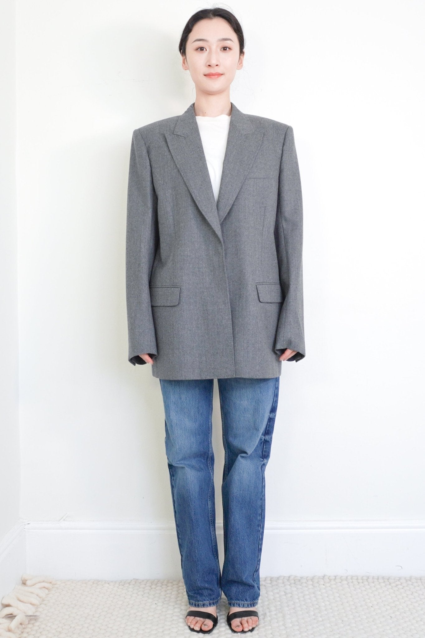Stella McCartney Grey Wool Blazer RRP £1100 | Authentic Preloved