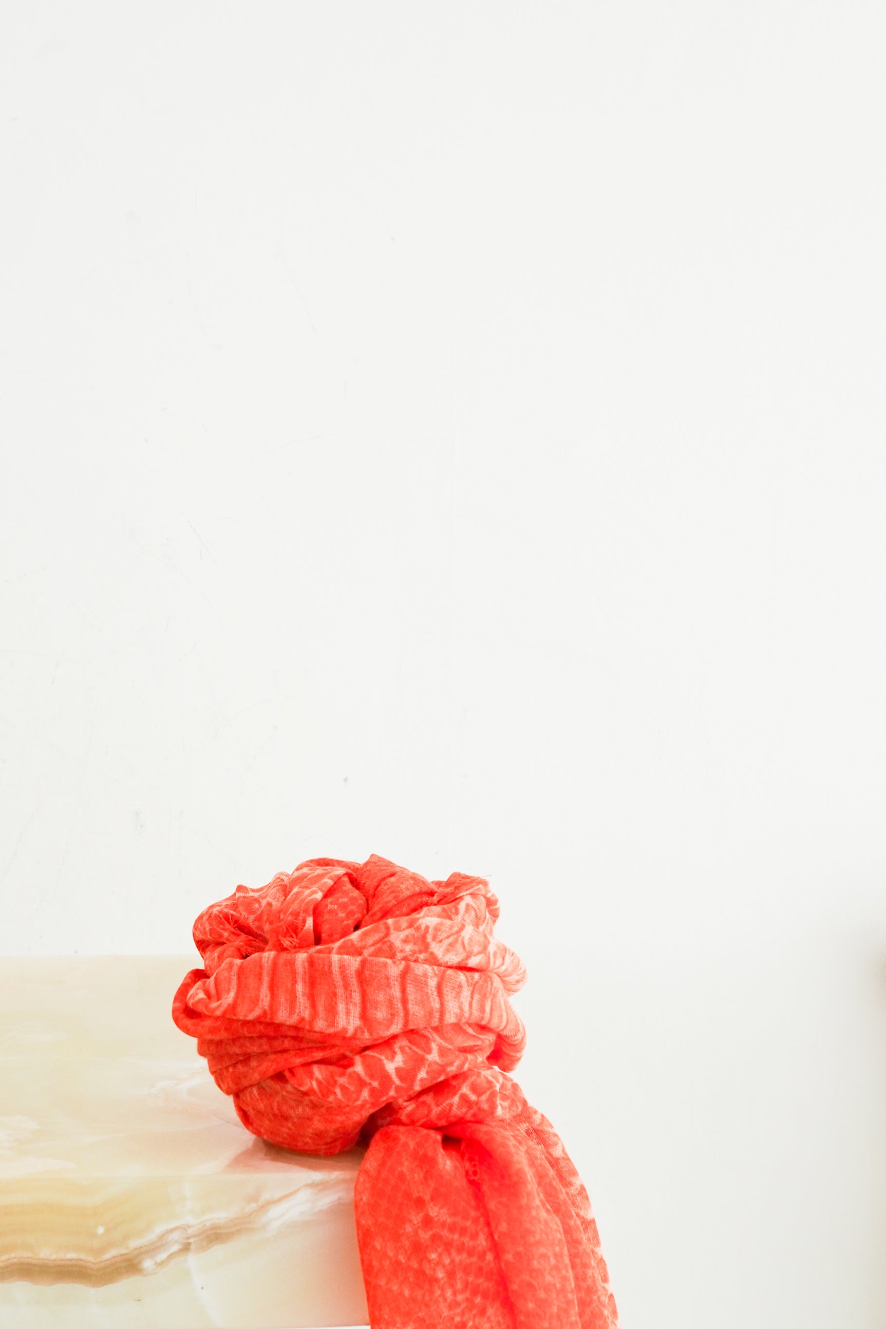 Stella-McCartney-Orange-Snakeskin-Print-Scarf-front-picture-Chelsea-London