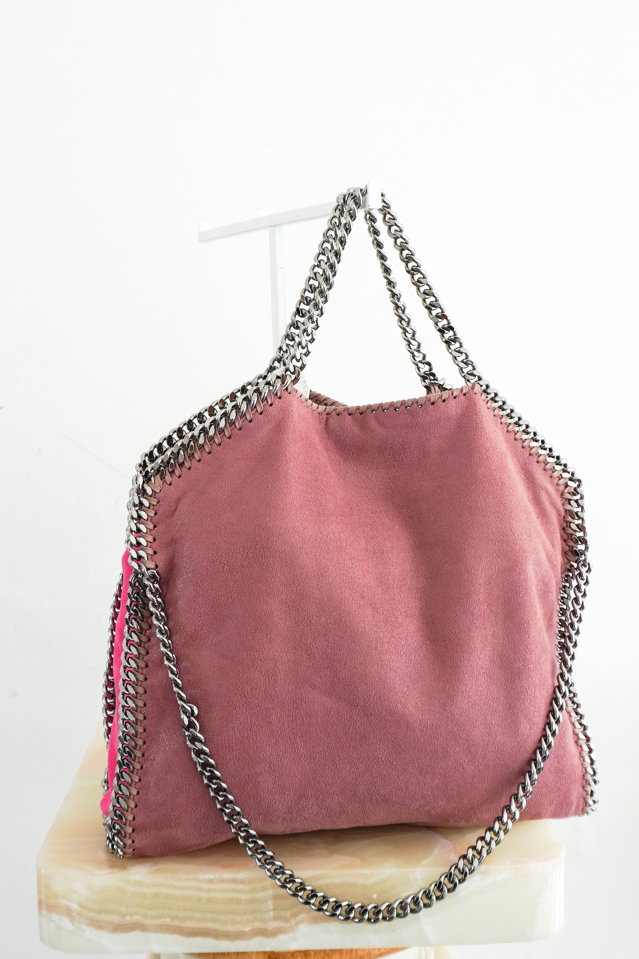 Stella-McCartney-Pink-Fabella-Crossbody-Bag-front-picture-Chelsea-London
