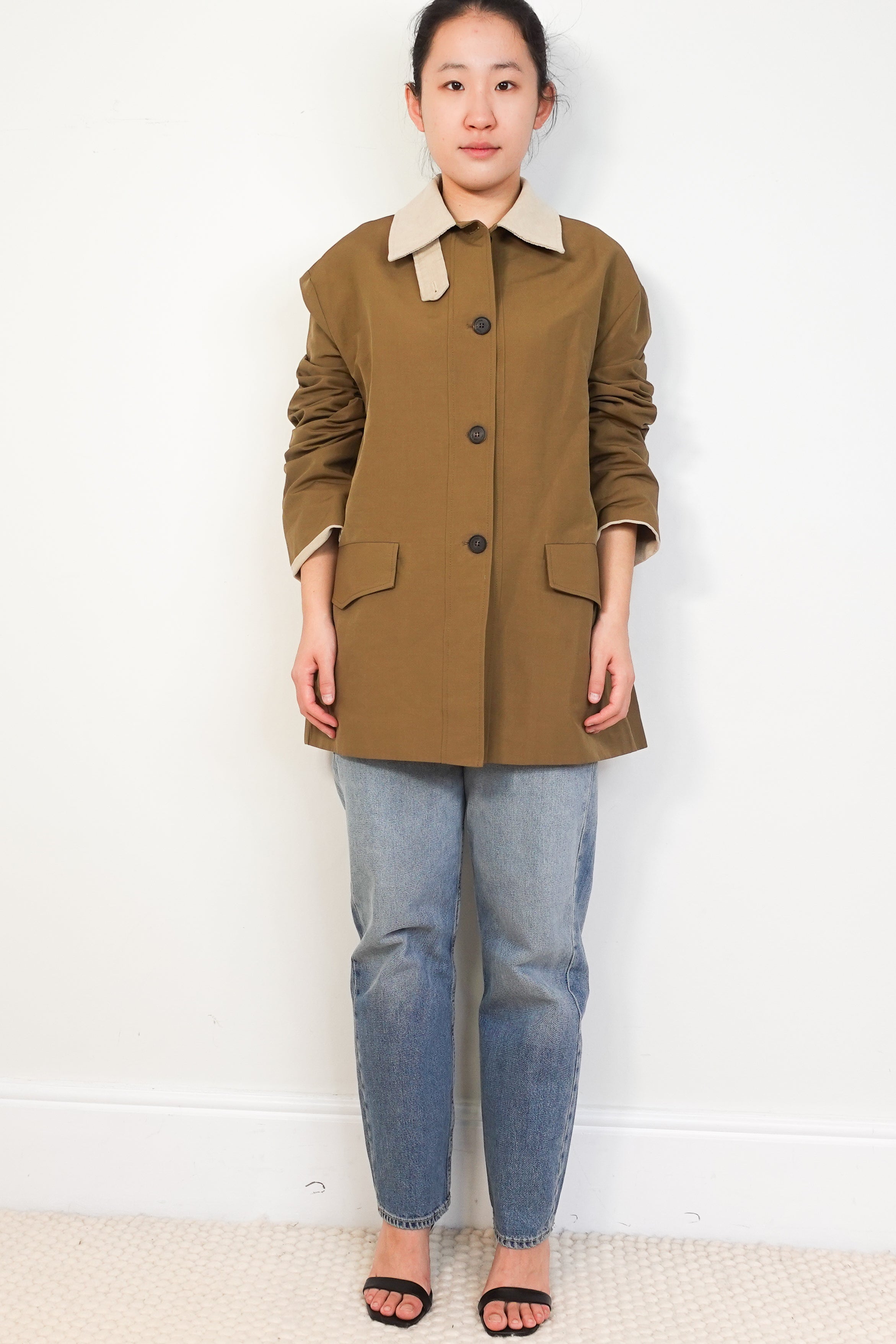 The-Frankie-Shop-Barn-Jacket-Authentic-Preloved-front-picture-chelsea-London 
