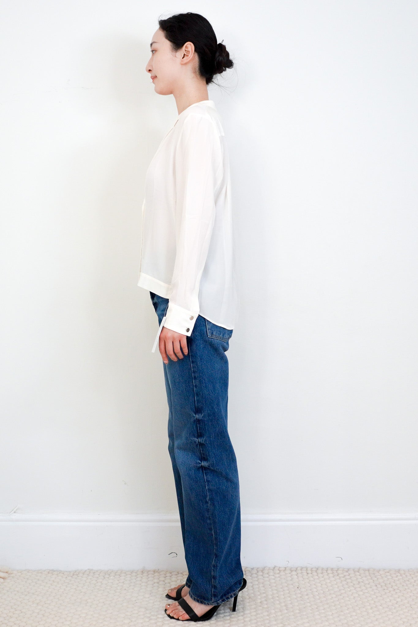 The Kooples White Silk Shirt RRP £285 | Authentic Preloved - Reloved Again