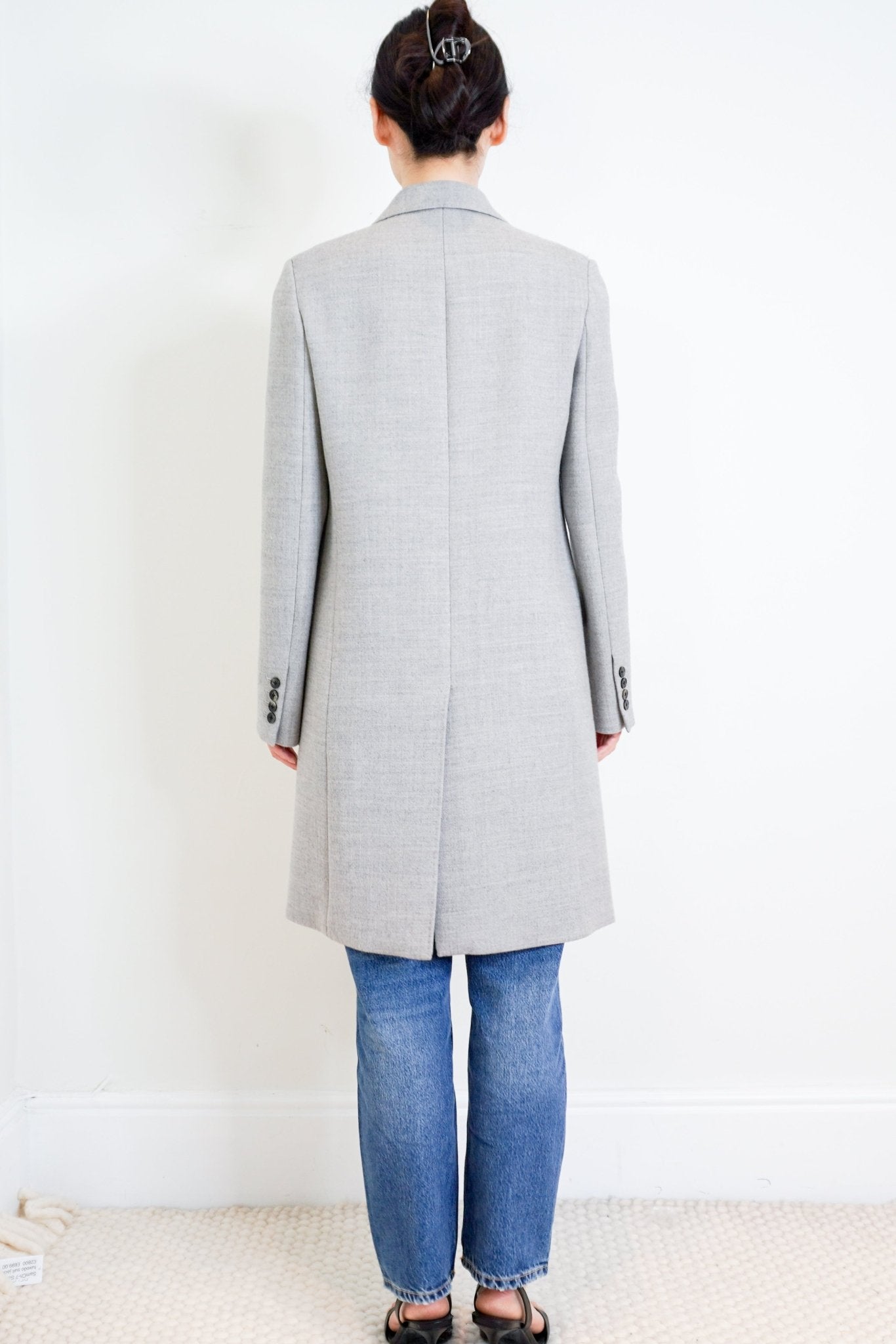 The Row Grey Wool Coat RRP £2500 | Authentic Preloved - Reloved Again