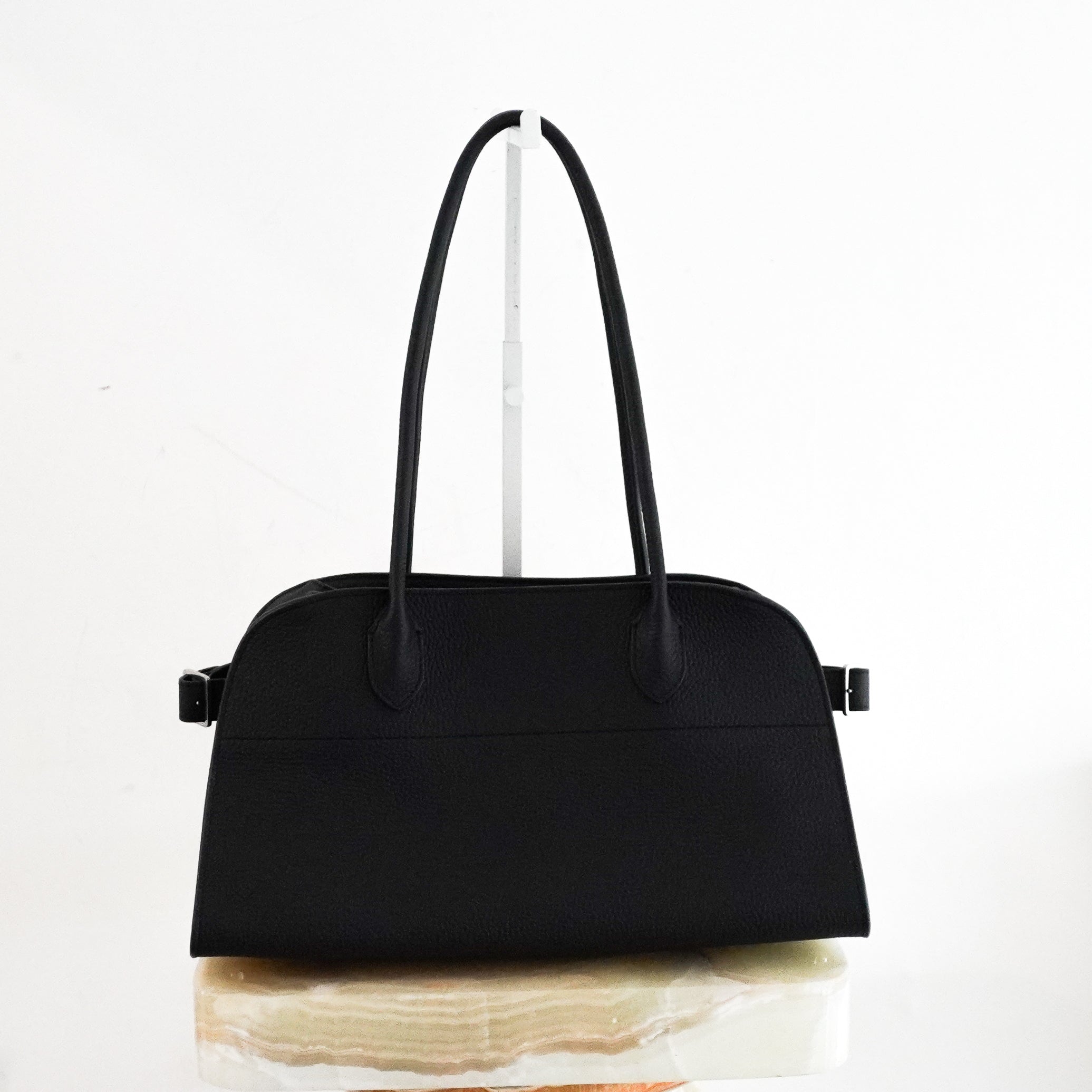 The Row Margaux 12 Marine Shoulder Bag RRP £4540 | Authentic Preloved - Reloved Again