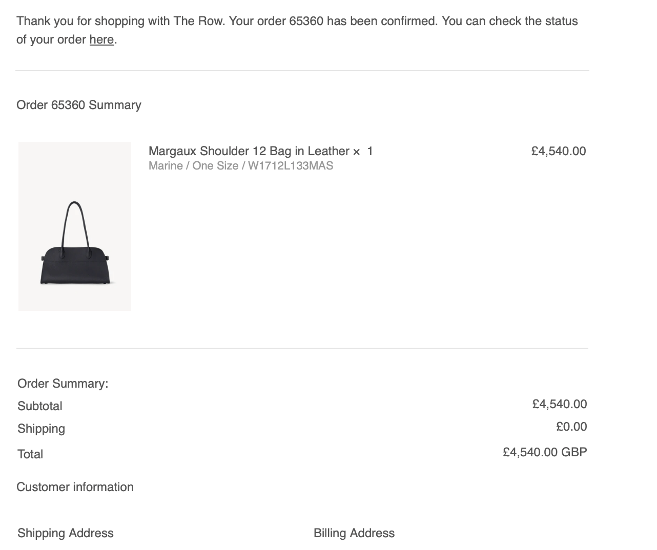 The Row Margaux 12 Marine Shoulder Bag RRP £4540 | Authentic Preloved - Reloved Again