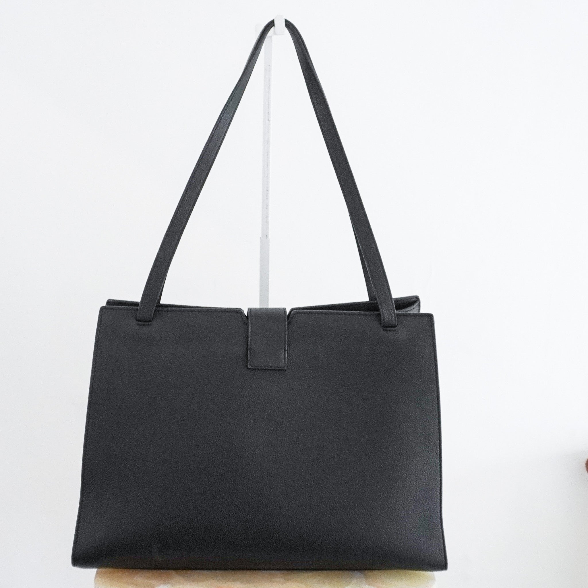 Tom Ford Medium Audrey T - Buckle Tote Bag in Black (RRP £1800) | Authentic Preloved - Reloved Again