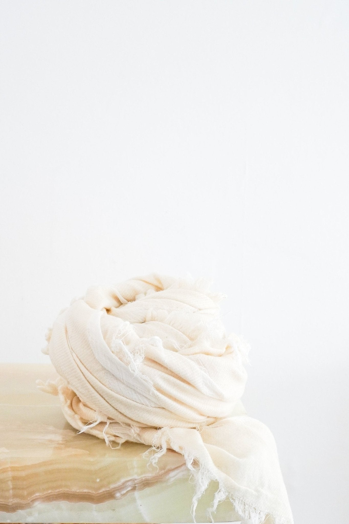 Toteme White Monogram Travel Scarf RRP £200 | Authentic Preloved - Reloved Again